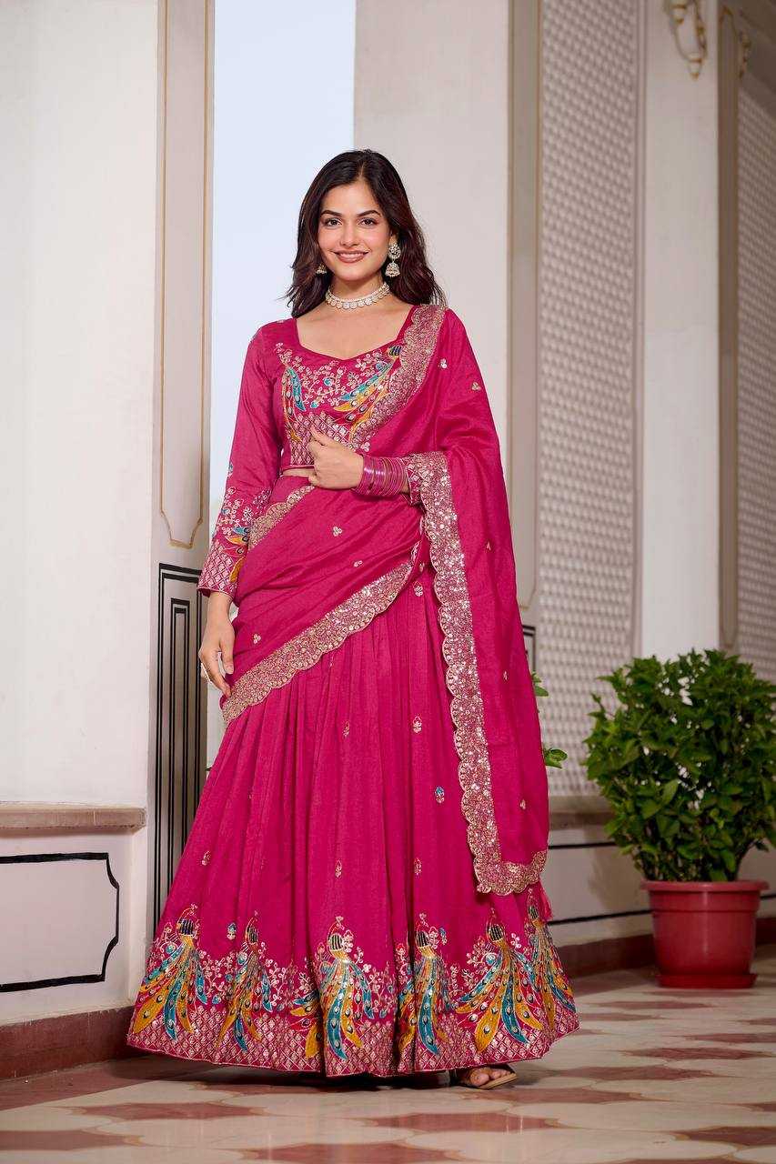 Ynf Vichitra Silk KESH498 113 Lehengas Wholesale Fancy Lehenga Traditional Lehenga Embroidered Lehenga Manufacturer