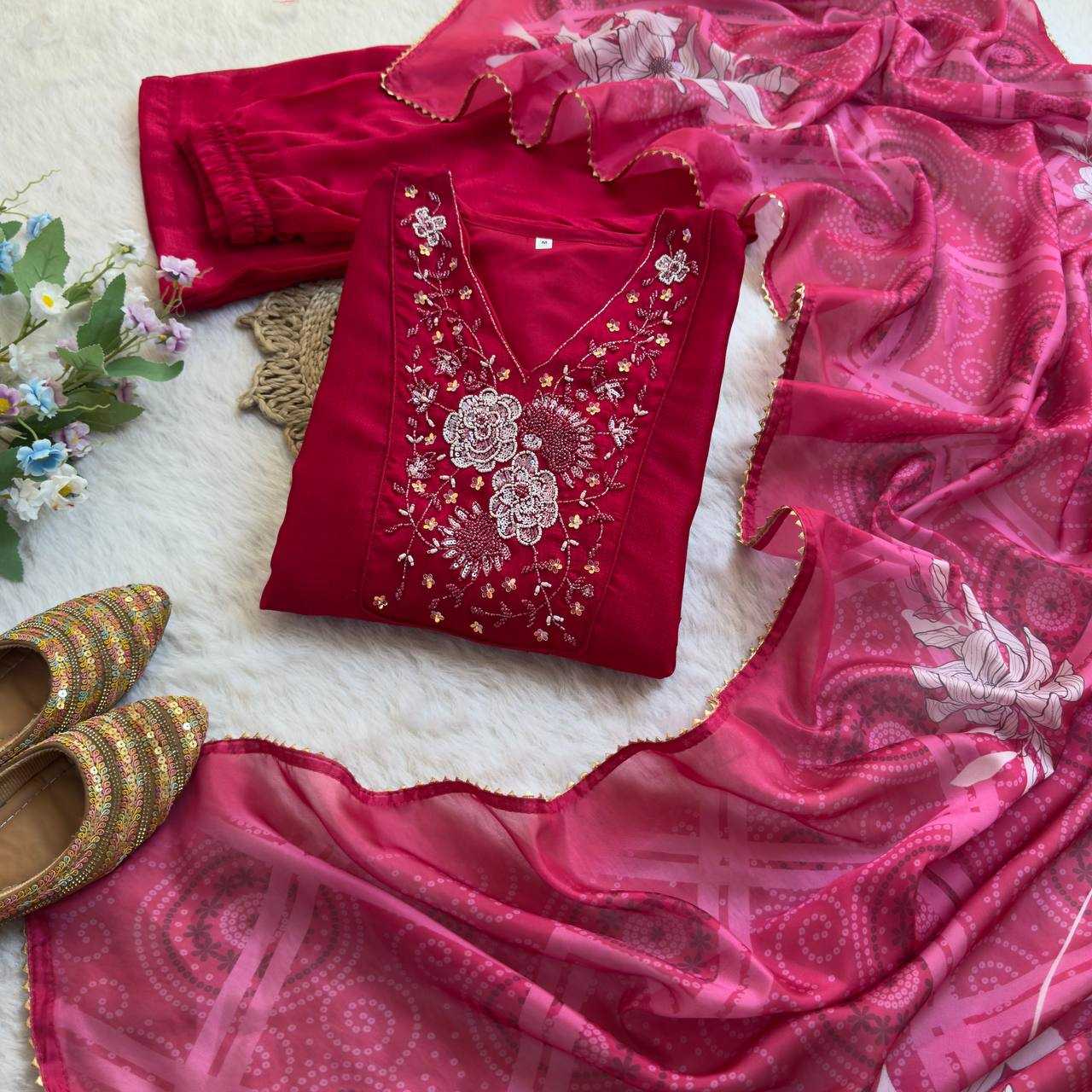 Ynf Vichitra Silk KESH513 459 Gowns Wholesale Fancy Gowns Embroidery Gowns Gown With Dupatta Manufacturer