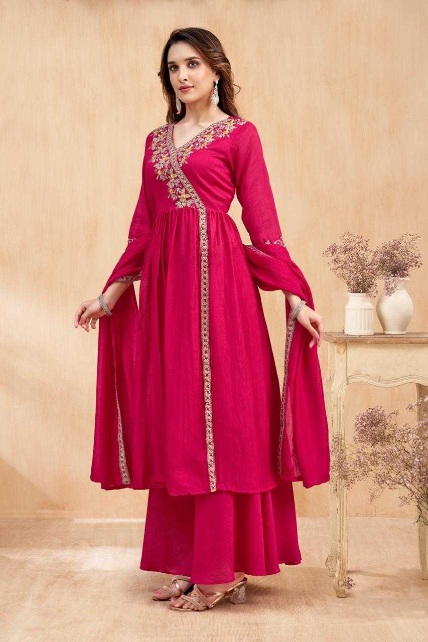 Ynf Vichitra Silk RIN190 FZ Setwise Collections Wholesale Gowns Catalogs Manufacturer