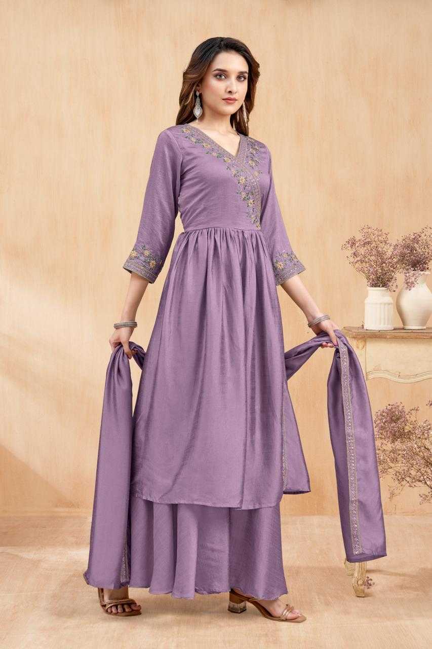 Ynf Vichitra Silk RIN190 FZ Setwise Collections Wholesale Gowns Catalogs Manufacturer