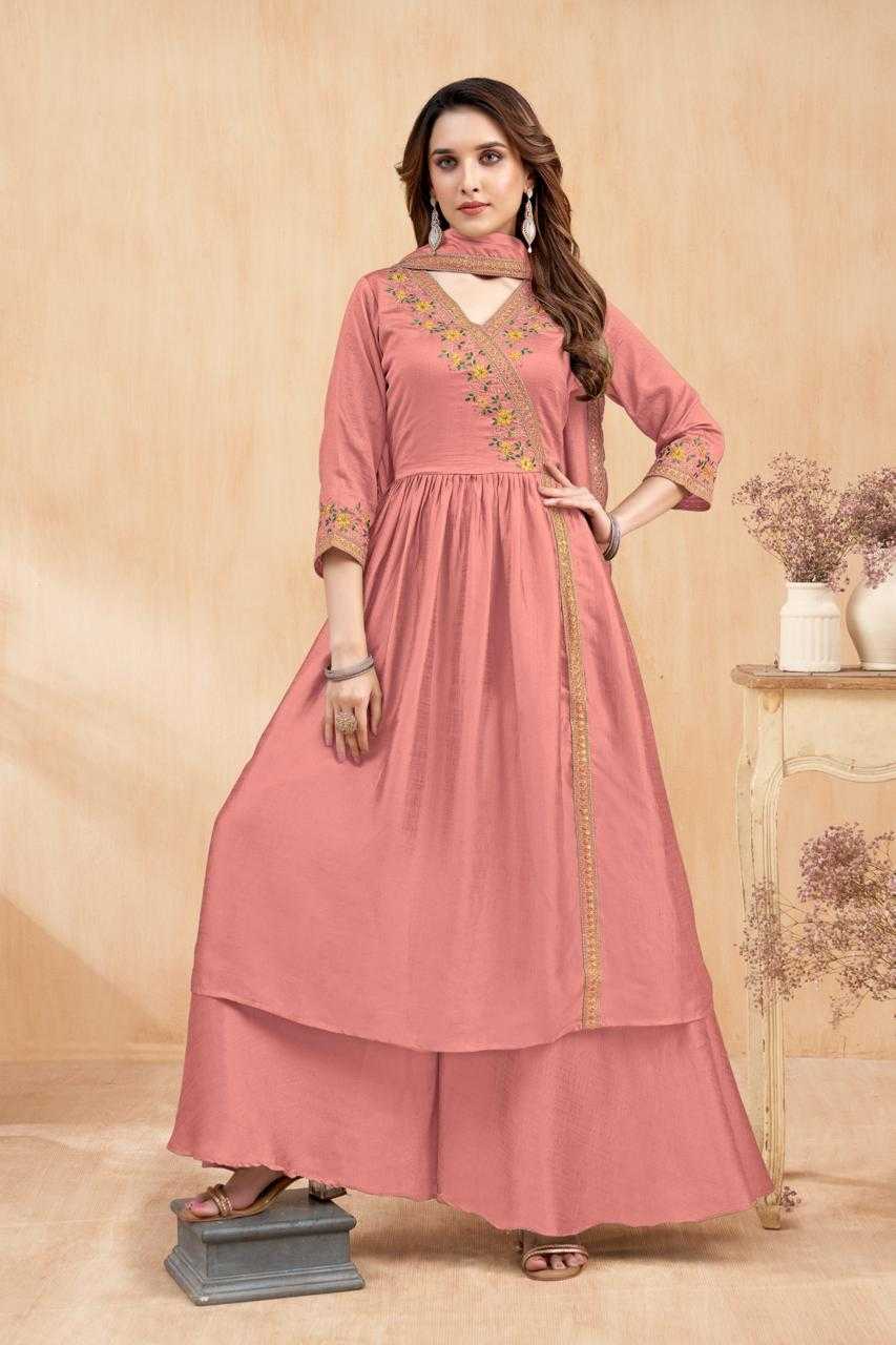 Ynf Vichitra Silk RIN190 FZ Setwise Collections Wholesale Gowns Catalogs Manufacturer