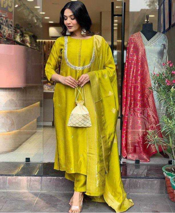 Ynf Viscose KESH552 58 Suits & Dresses Wholesale Ladies Suits Embroidery Suits Palazzo Suit Party wear suits Chanderi Suit Manufacturer