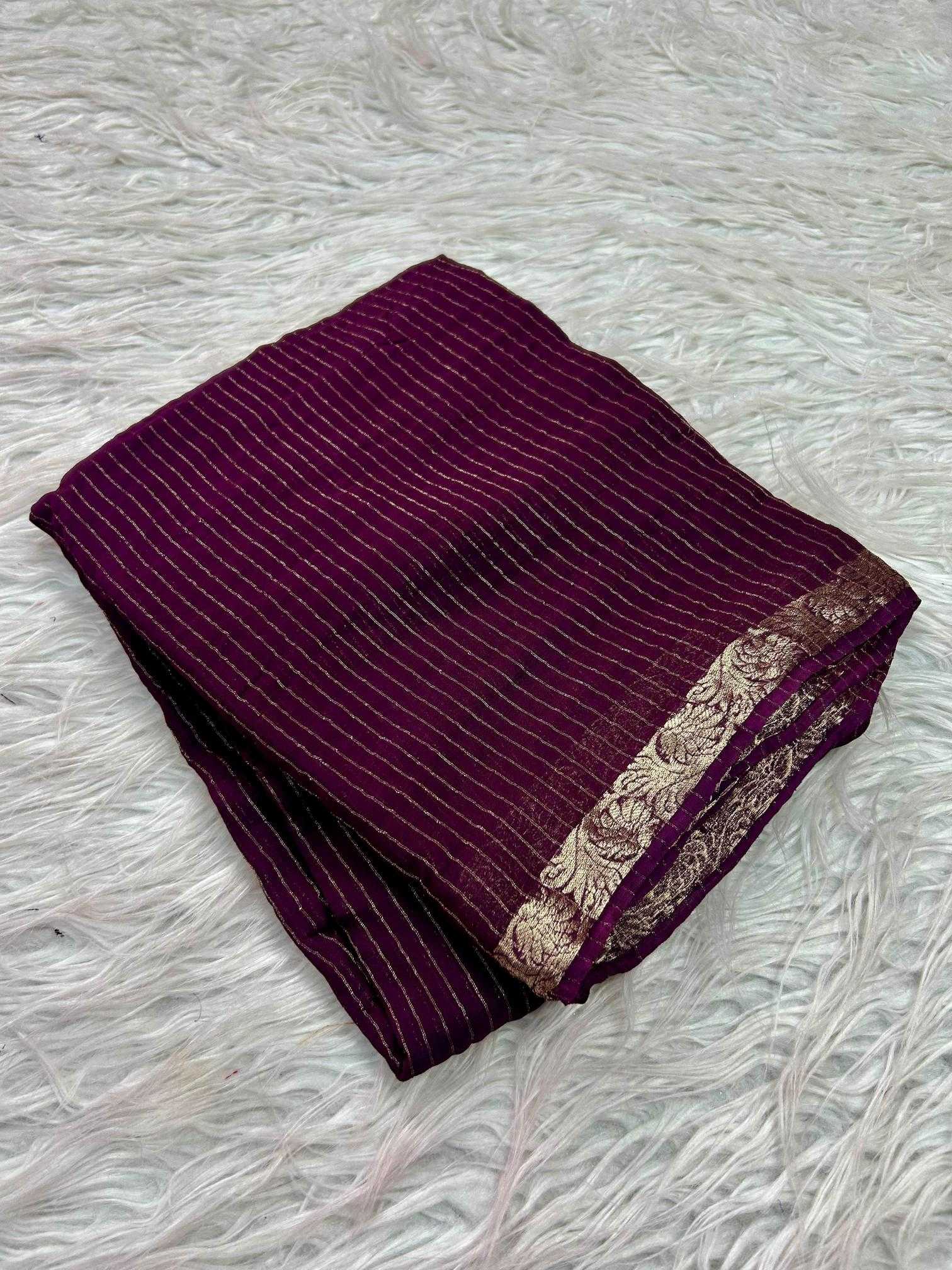 Ynf Viscose RIN178 EKAM Sarees Wholesale Designer Sarees Georgette Sarees Viscose Saree Manufacturer