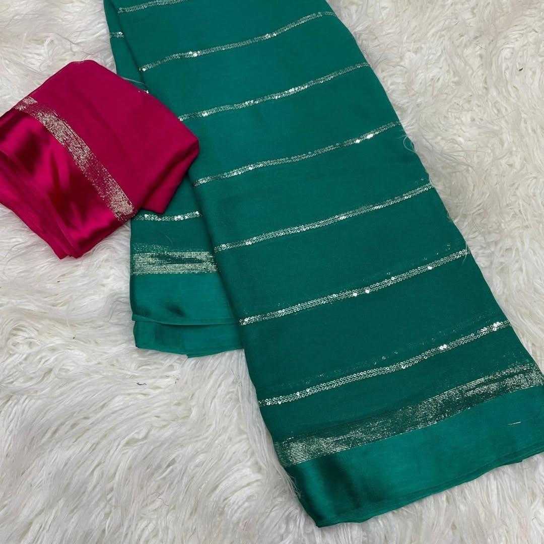 Ynf Viscose RIN178 TARANA Sarees Wholesale Georgette Sarees Sequence Sarees Viscose Saree Manufacturer