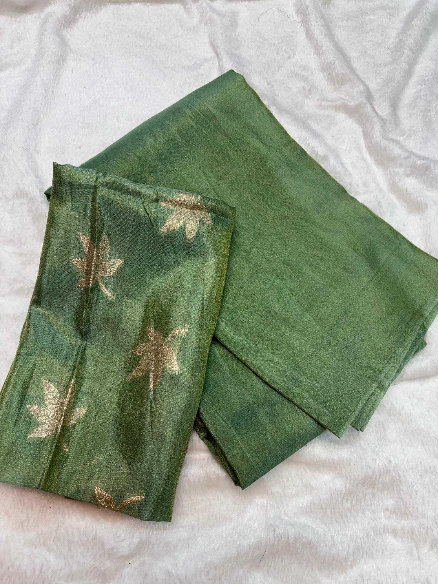 Ynf Viscose RIN195 Leaf Viscose tissue Sarees Wholesale Party Wear Sarees Jacquard Saree Viscose Saree Manufacturer