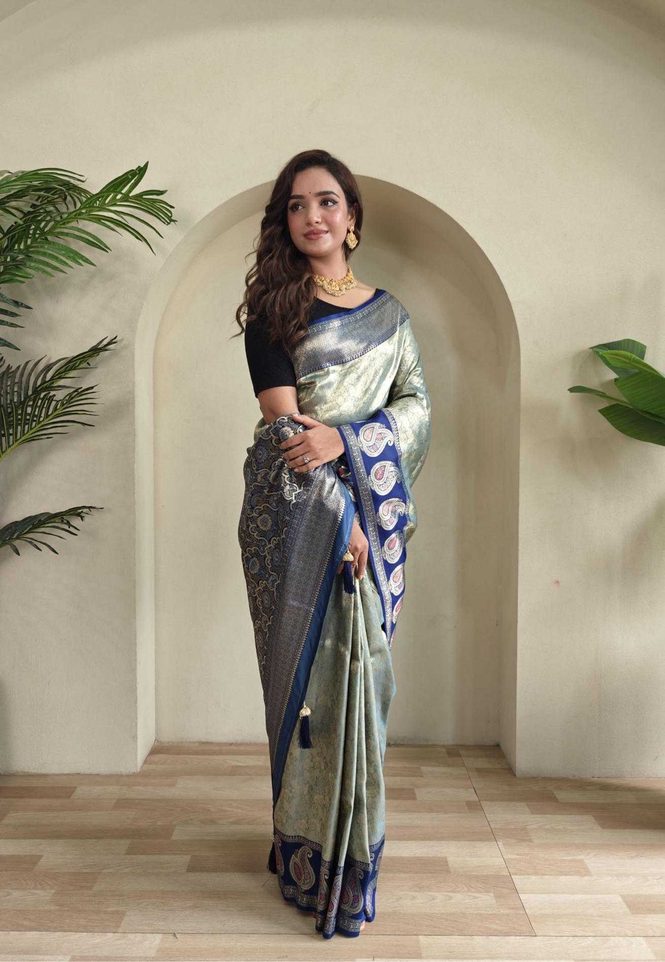 Ynf Zari Silk KESH249 Samisha Silk Sarees Wholesale Designer Silk Sarees Zari Border Silk Sarees Silk Sarees For Weddings Manufacturer