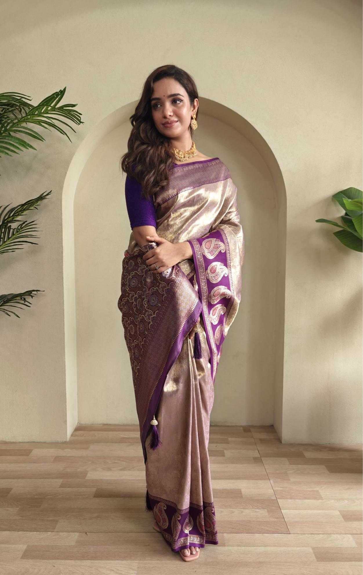 Ynf Zari Silk KESH249 Samisha Silk Sarees Wholesale Designer Silk Sarees Zari Border Silk Sarees Silk Sarees For Weddings Manufacturer