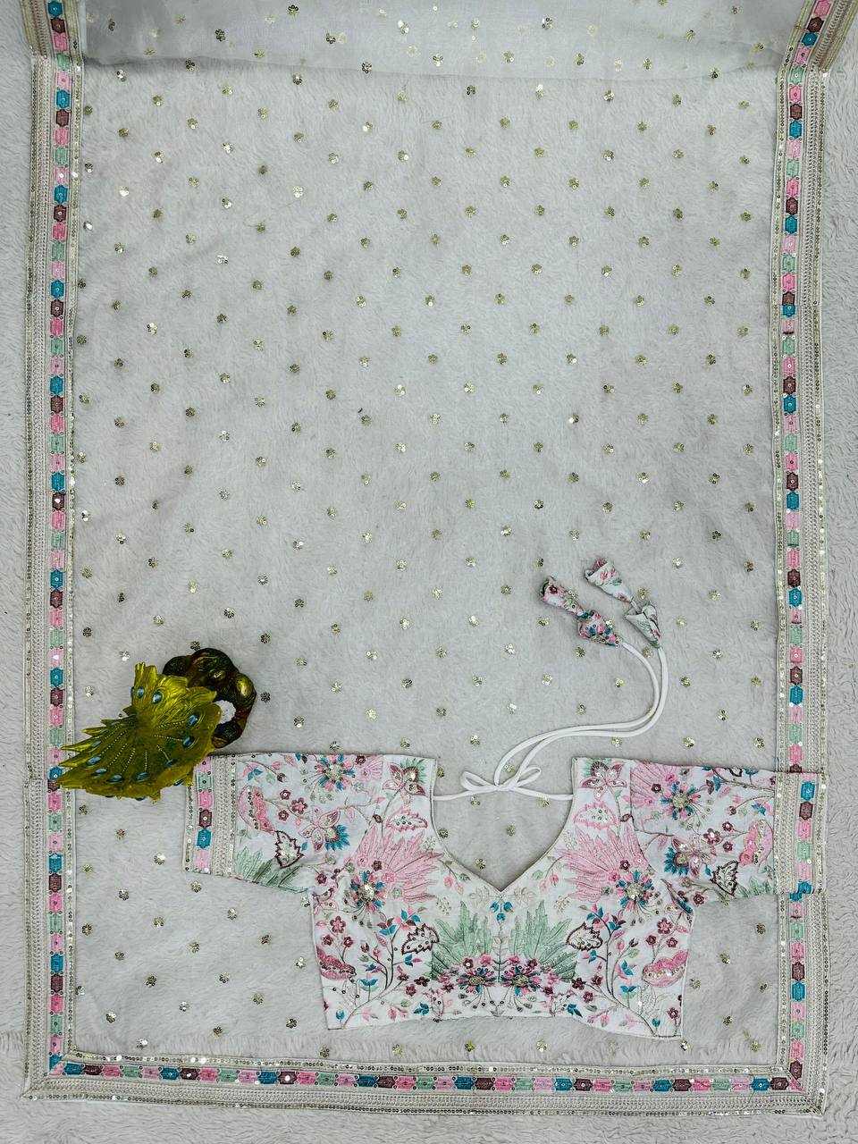 YNF ORGANZA SILK RIN133 481 WHOLESALE SAREES MANUFACTURER