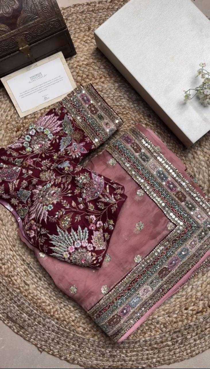 YNF ORGANZA SILK RIN133 481 WHOLESALE SAREES MANUFACTURER