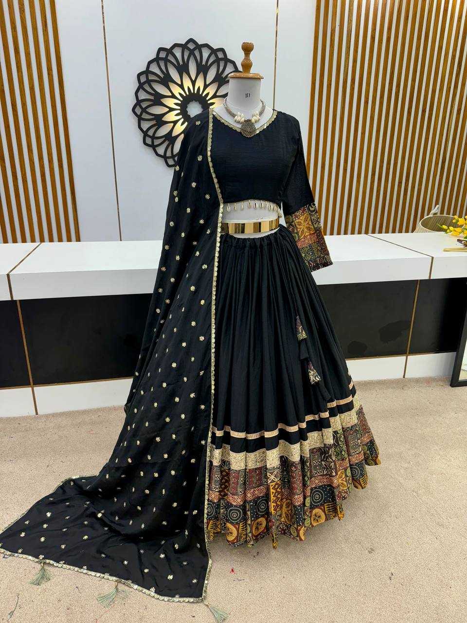 YNF CHINON SILK RZSR 3072 WHOLESALE LEHENGAS MANUFACTURER