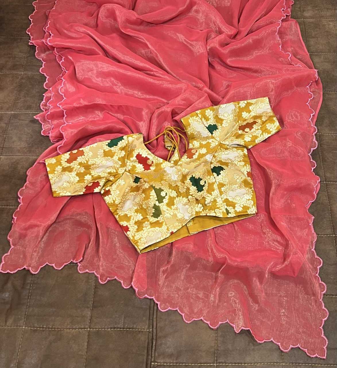 YNF GOLD CRUSH KESH133 3001 SAREE WHOLESALE FANCY PARTY WEAR PLAIN SOLID CUTWORK SAREES MANUFACTURER