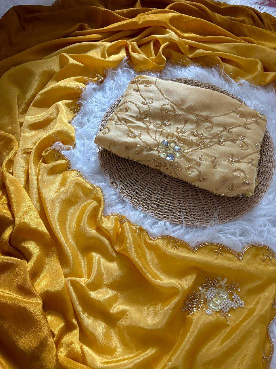 YNF CHINON VRC 1146 SAREES WHOLESALE HALF HAND WORK SAREES MANUFACTURER