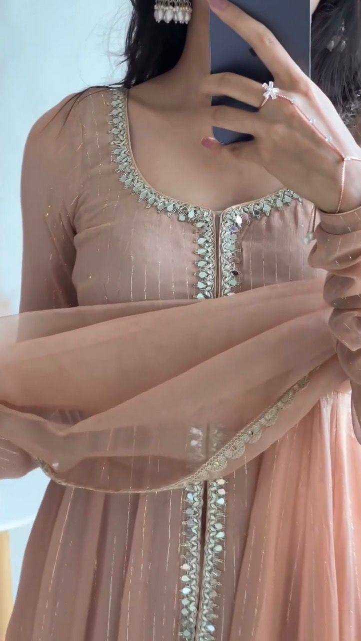 Ynf Faux Georgette RIN141 1868 Suits & Dresses Wholesale Embroidery Suits Palazzo Suit Georgette Suit Manufacturer