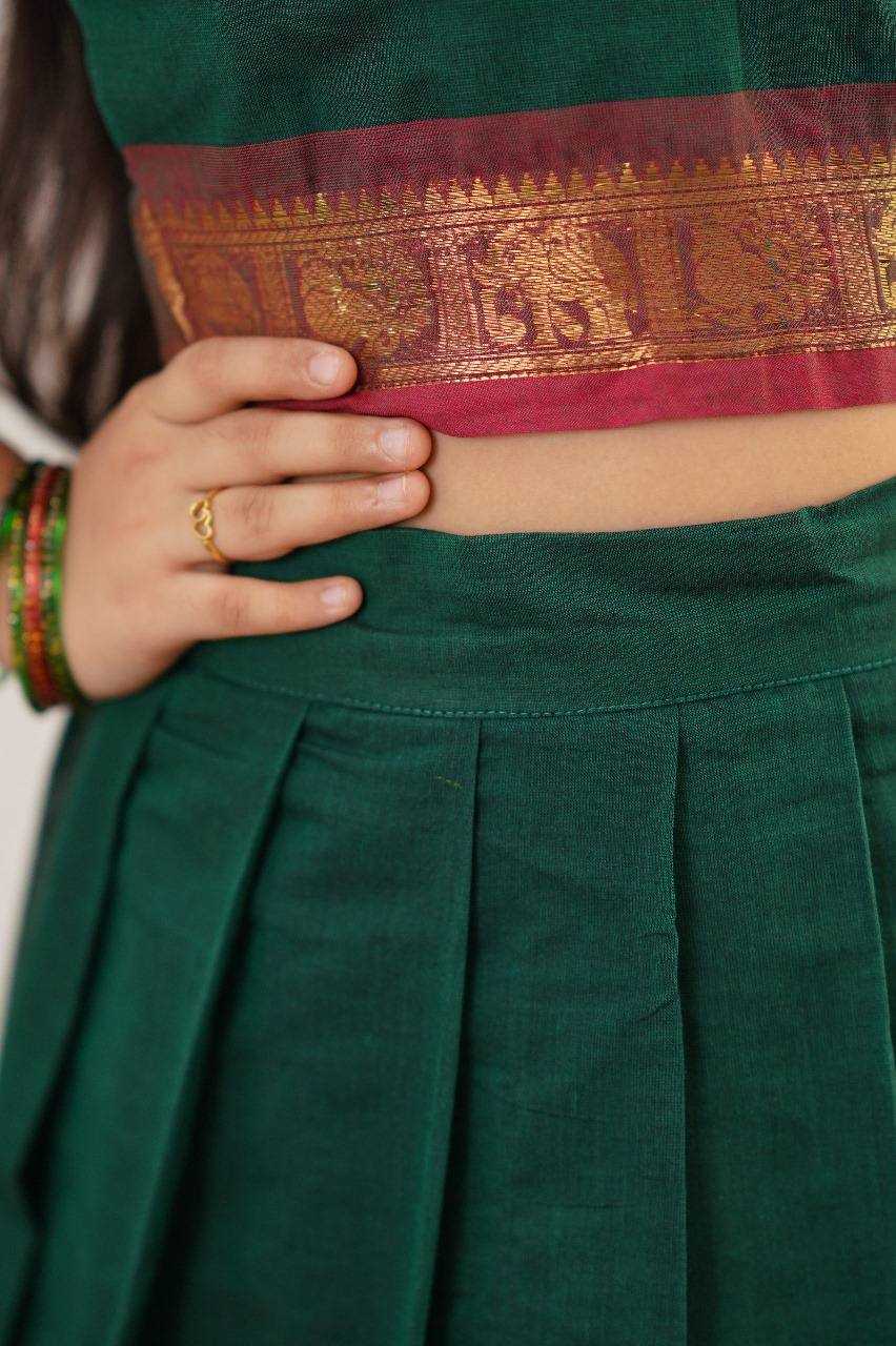 YNF PURE SILK KESH163 21 LEHENGAS WHOLESALE KIDS LEHENGAS MANUFACTURER