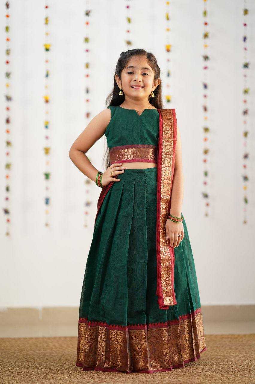 YNF PURE SILK KESH163 21 LEHENGAS WHOLESALE KIDS LEHENGAS MANUFACTURER
