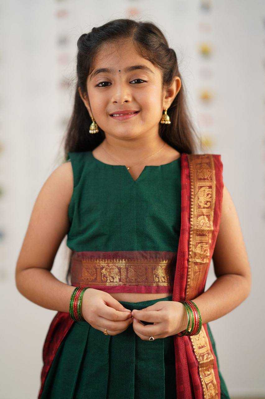 YNF PURE SILK KESH163 21 LEHENGAS WHOLESALE KIDS LEHENGAS MANUFACTURER