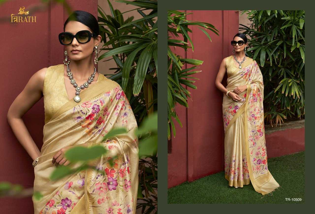 YNF PURE SILK TRIRATH KESH235 ISHA CLOTHING BRANDS WHOLESALE SAREES MANUFACTURER