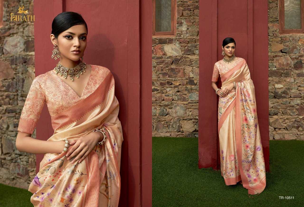 YNF PURE SILK TRIRATH KESH235 ISHA CLOTHING BRANDS WHOLESALE SAREES MANUFACTURER