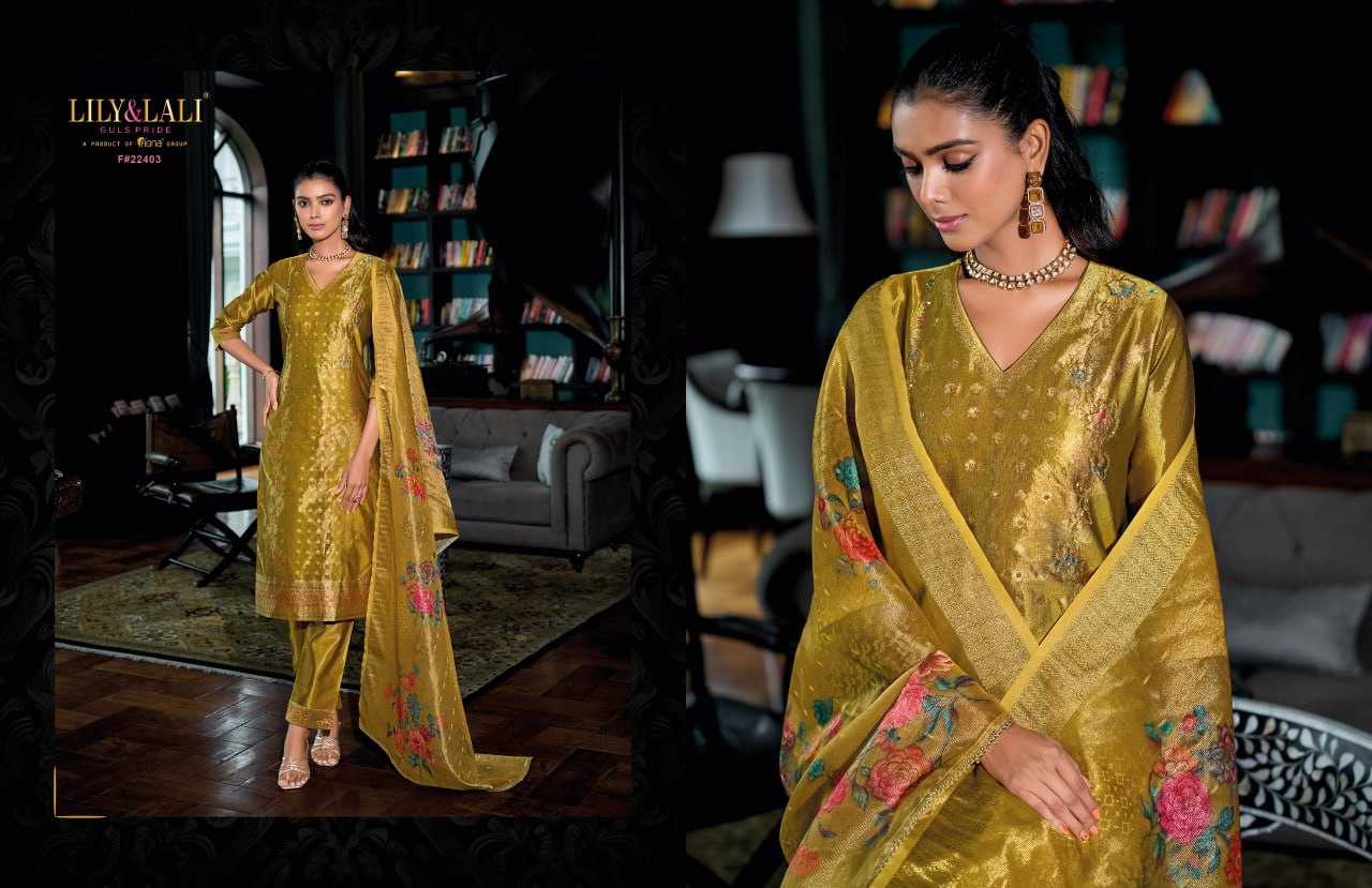 YNF BANARASI JACQUARD LILY & LALI KESH236 FARIDAN CLOTHING BRANDS WHOLESALE SUIT MANUFACTURER