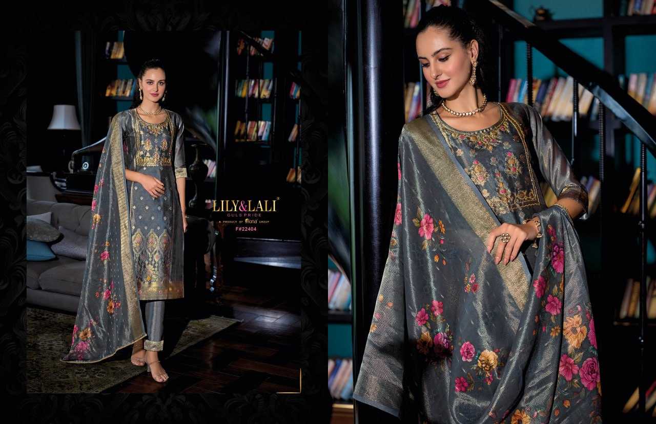 YNF BANARASI JACQUARD LILY & LALI KESH236 FARIDAN CLOTHING BRANDS WHOLESALE SUIT MANUFACTURER