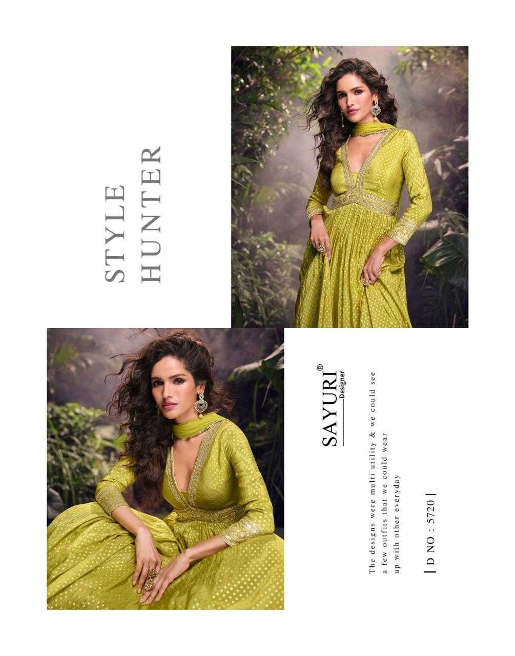 YNF JACQUARD SAYURI KESH236 LAKSHITA CLOTHING BRANDS WHOLESALE GOWNS MANUFACTURER