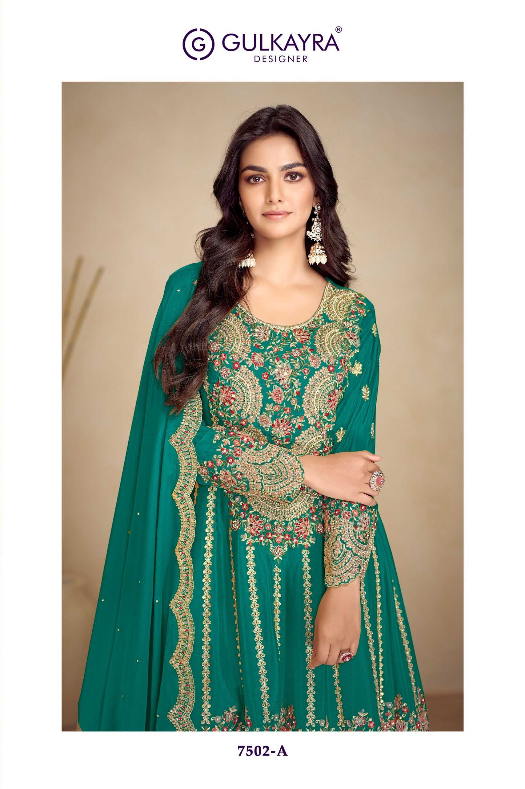 Ynf Chinon RIN184 Gulkayra Designer-JALWA Suits & Dresses Diwali Collections Rakhi Collections Wholesale Ladies Suits Embroidery Suits Party wear suits Manufacturer