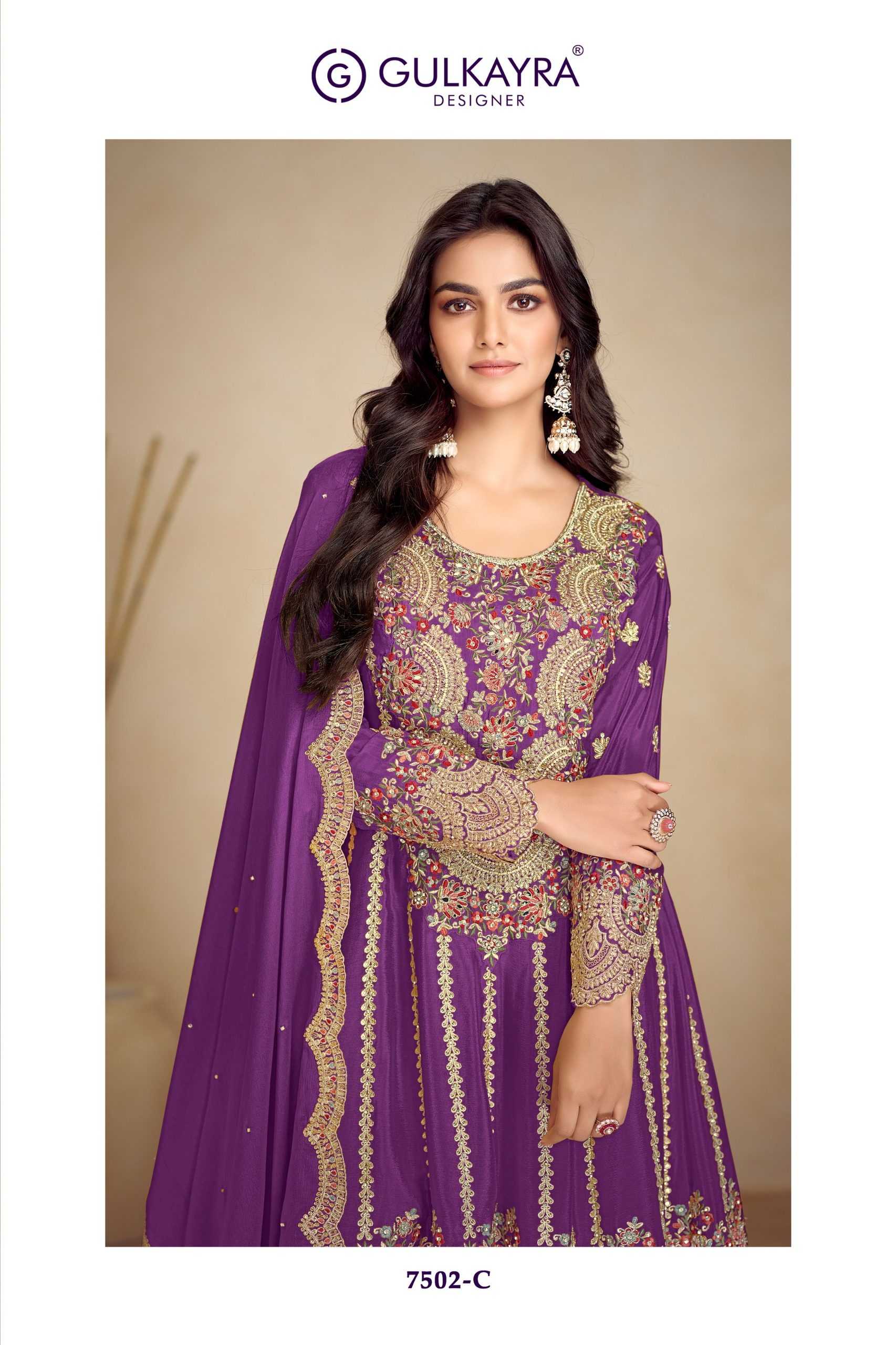 Ynf Chinon RIN184 Gulkayra Designer-JALWA Suits & Dresses Diwali Collections Rakhi Collections Wholesale Ladies Suits Embroidery Suits Party wear suits Manufacturer