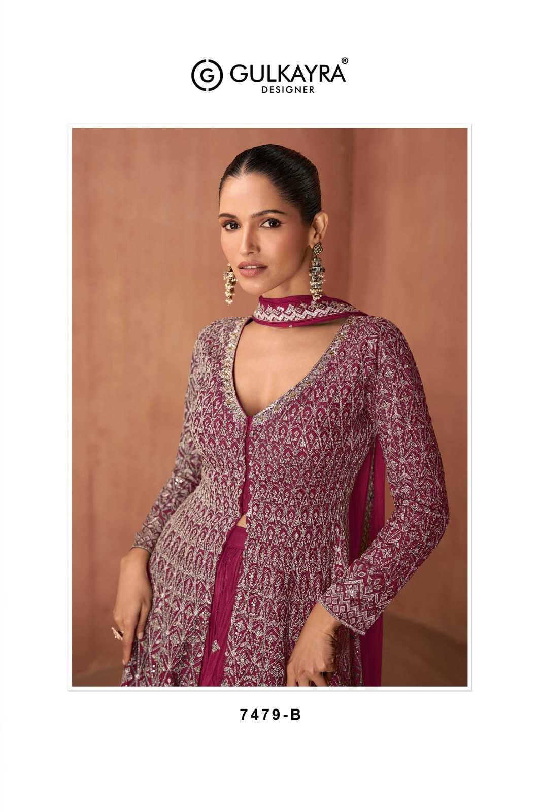 Ynf Chinon RIN184 Gulkayra Designer-VIANA Suits & Dresses Rakhi Collections Festive Collections Wholesale Sharara Salwar Suits Party wear suits Wedding Suits Manufacturer
