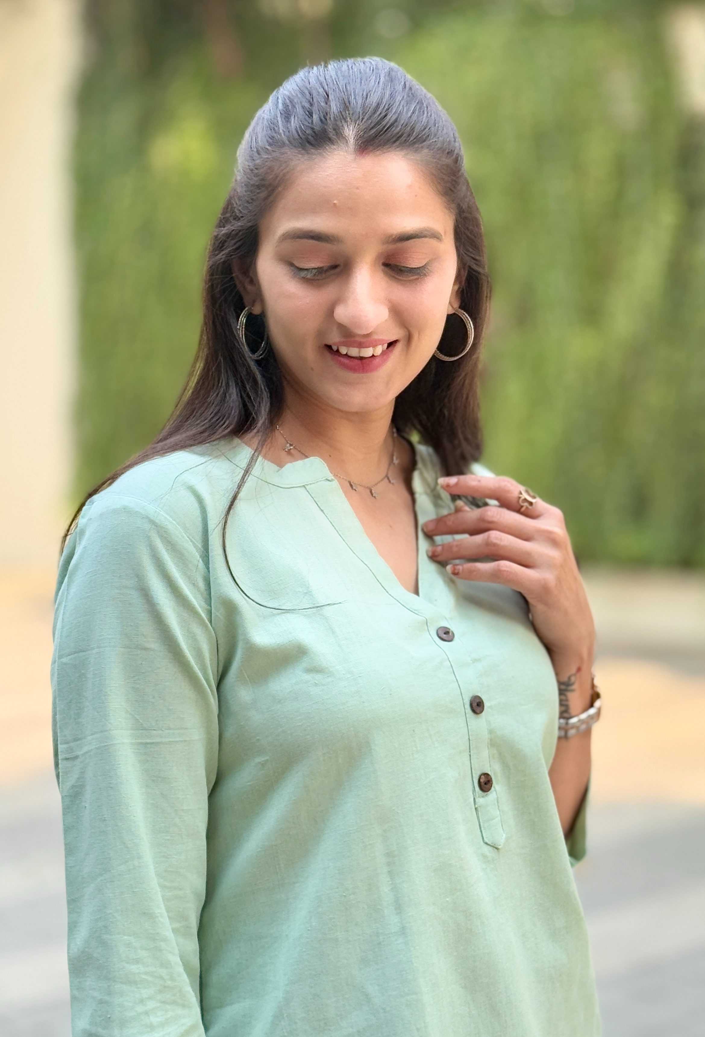 Ynf Cotton KESH117 Linen Cotton Short Kurta Kurti Festive Collections Wholesale Casual Kurtis Ethnic Kurtis Short Kurtis Manufacturer