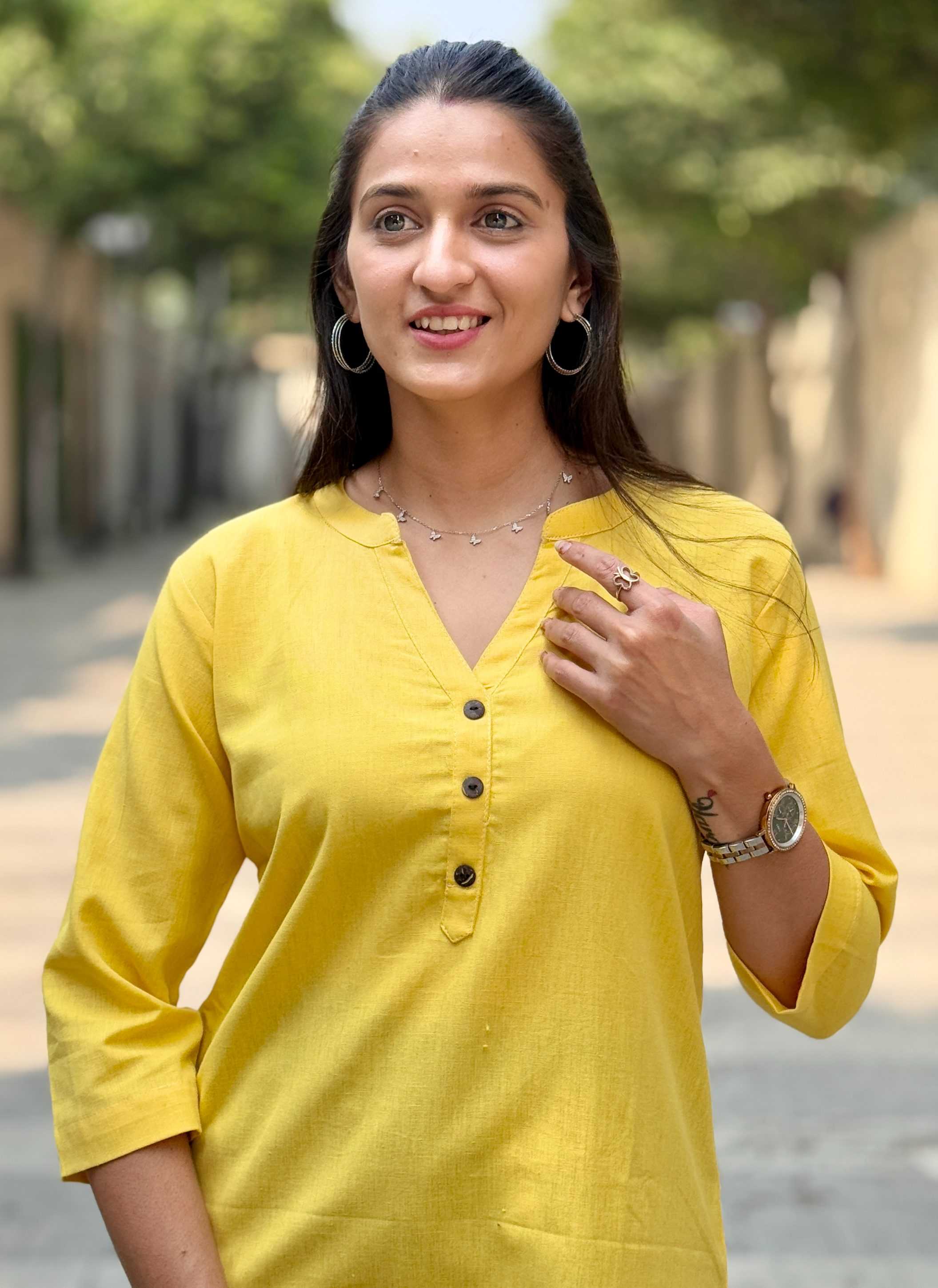 Ynf Cotton KESH117 Linen Cotton Short Kurta Kurti Festive Collections Wholesale Casual Kurtis Ethnic Kurtis Short Kurtis Manufacturer