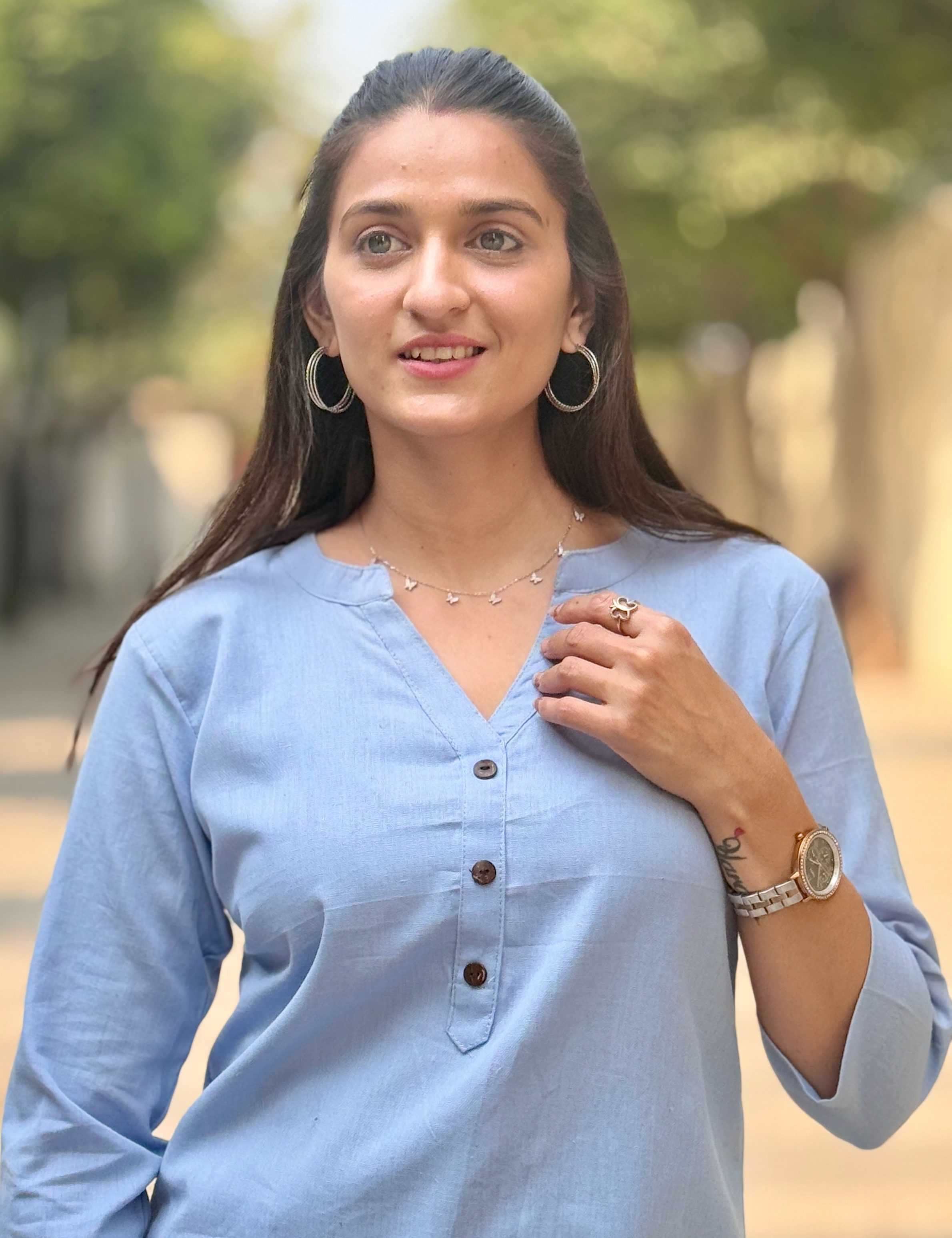 Ynf Cotton KESH117 Linen Cotton Short Kurta Kurti Festive Collections Wholesale Casual Kurtis Ethnic Kurtis Short Kurtis Manufacturer