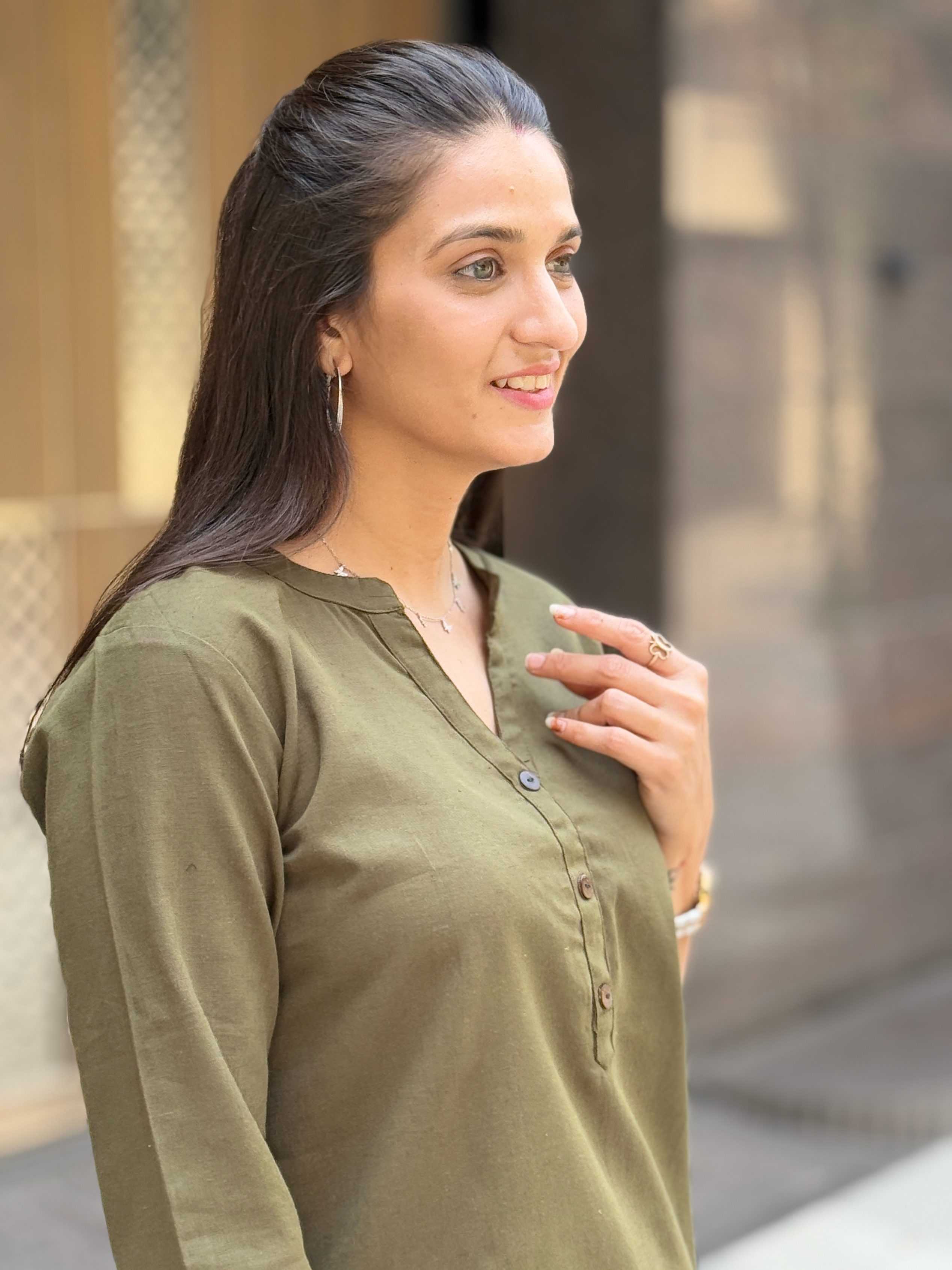 Ynf Cotton KESH117 Linen Cotton Short Kurta Kurti Festive Collections Wholesale Casual Kurtis Ethnic Kurtis Short Kurtis Manufacturer