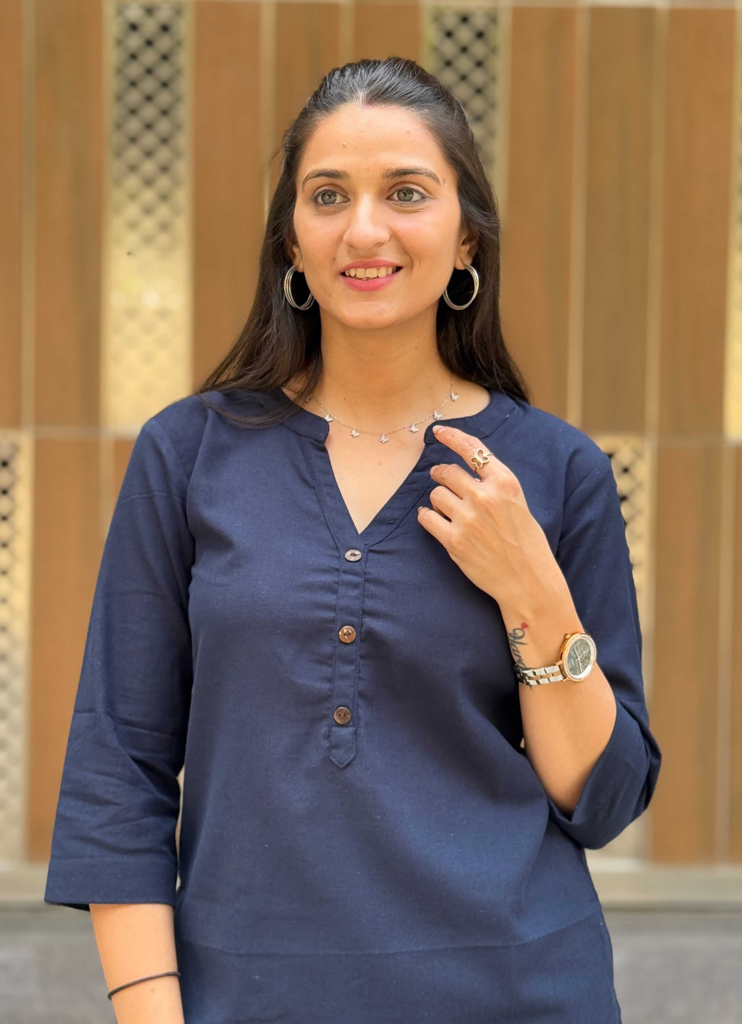 Ynf Cotton KESH117 Linen Cotton Short Kurta Kurti Festive Collections Wholesale Casual Kurtis Ethnic Kurtis Short Kurtis Manufacturer