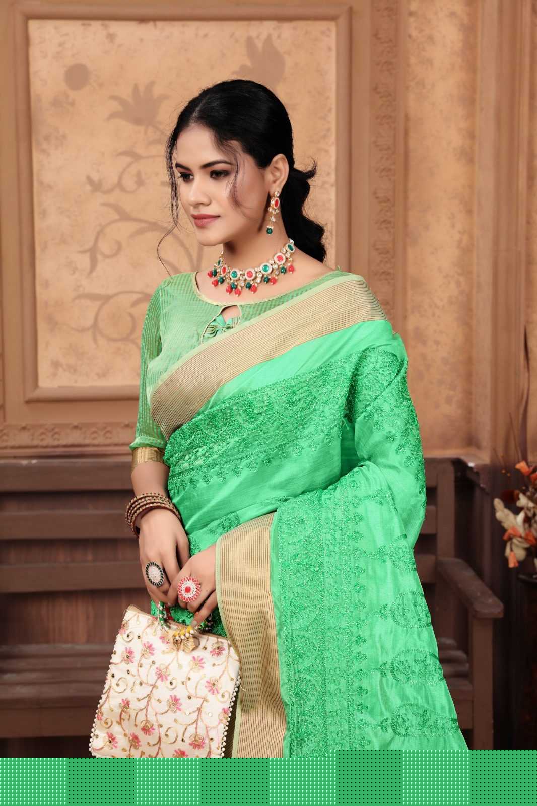 Ynf Cotton RIN184 SHREE TRENDS-AL10 DISHA Sarees Wedding Collections Festive Collections Wholesale Fancy Sarees Embroidered Sarees Cotton Sarees Manufacturer