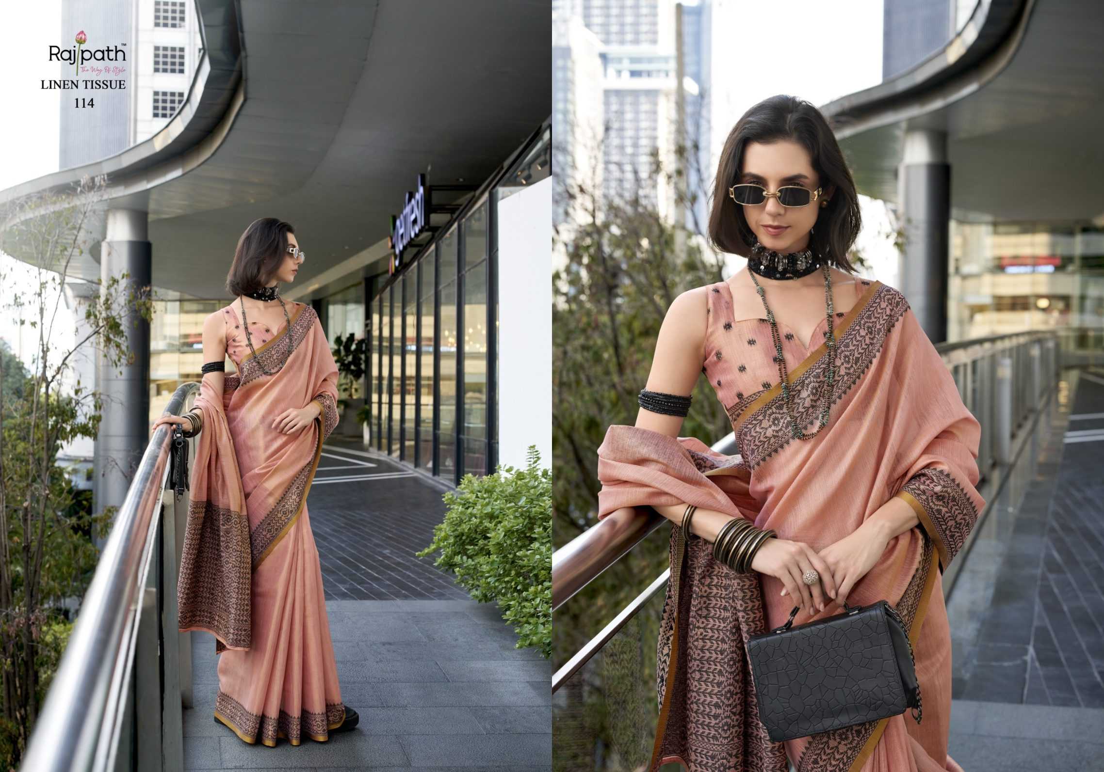 Ynf Linen KESH113 Rajpath-Blackberry Sarees Rakhi Collections Festive Collections Wholesale Party Wear Sarees Fancy Sarees Linen Sarees Manufacturer