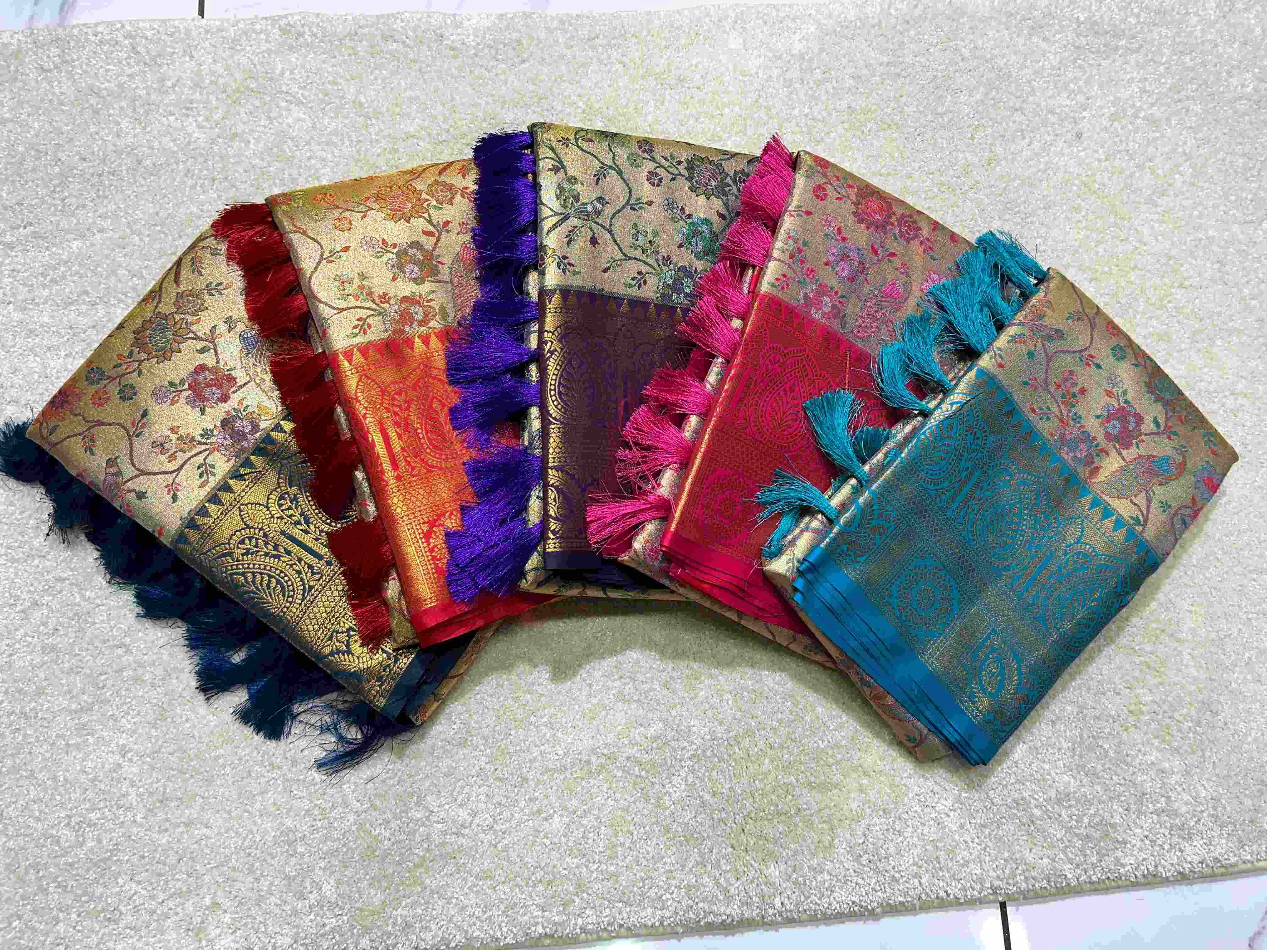 Ynf Dharmavaram Silk RIN116 REW16 Silk Sarees Wholesale Brocade Sarees Party Wear Silk Sarees Zari Border Silk Sarees Manufacturer