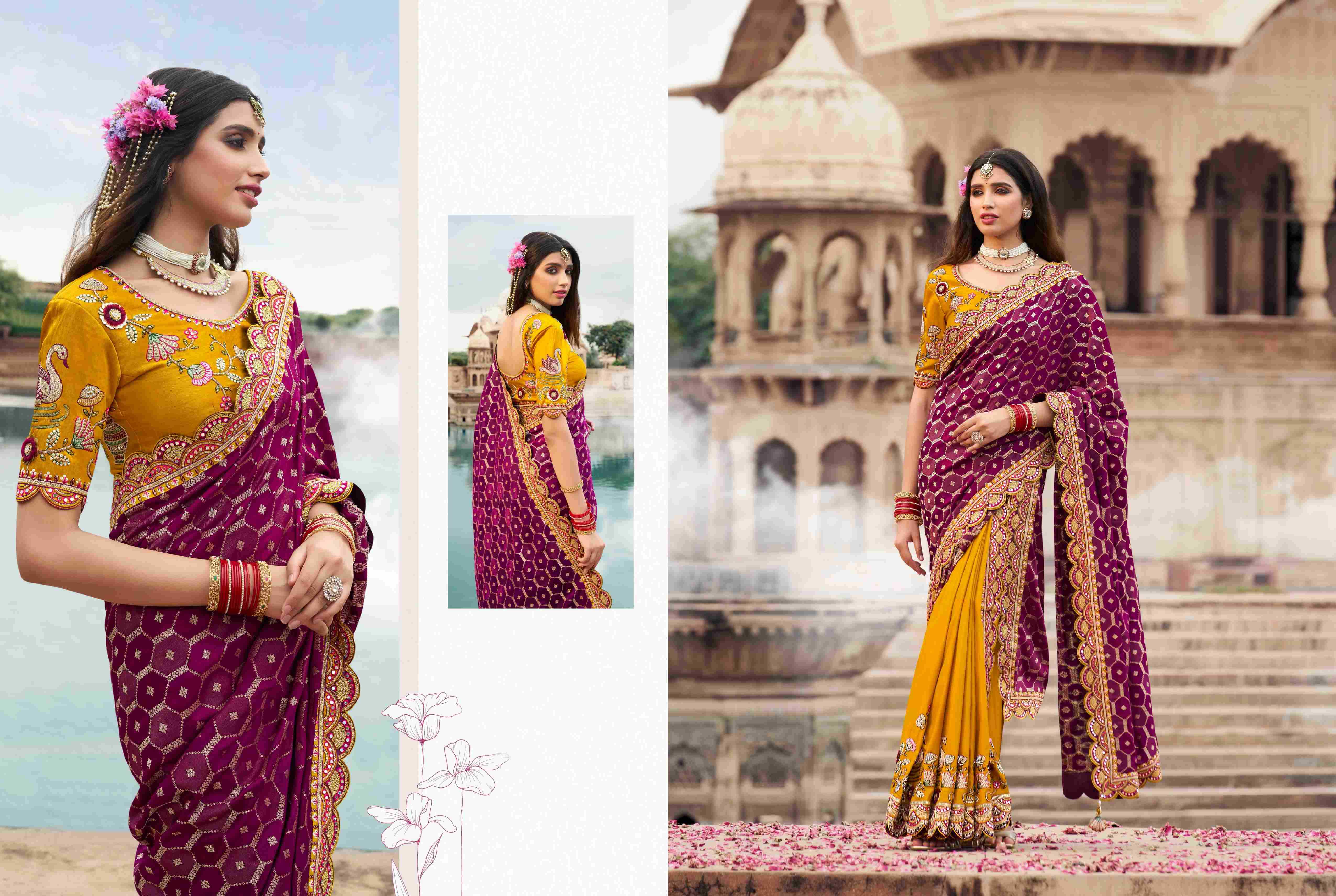 Ynf Silk RIN184 SAVITRI VOL 5 Sarees Wholesale Designer Sarees Party Wear Sarees Fancy Sarees Manufacturer