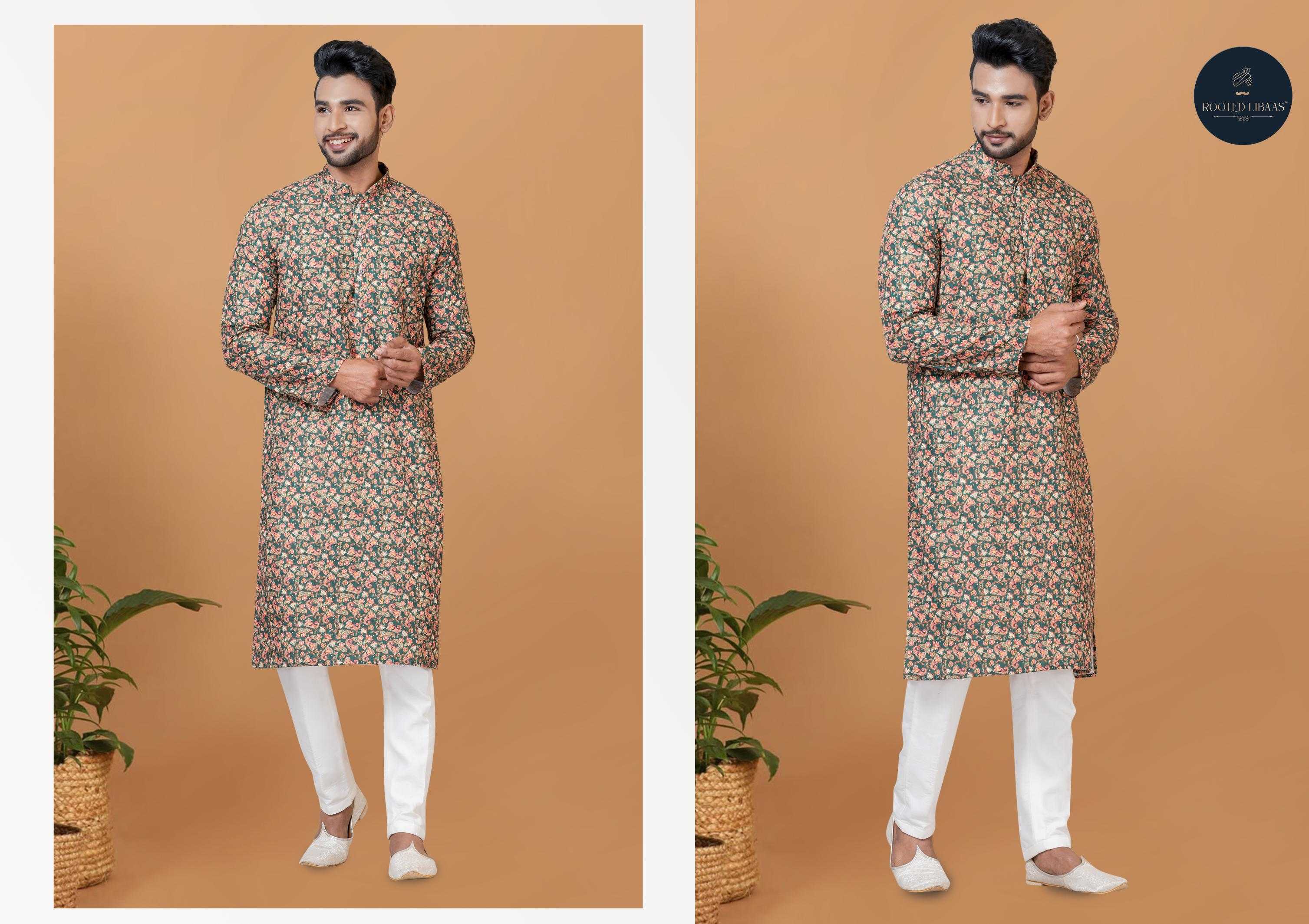 Ynf Banarasi Cotton RIN223 3186C Mens Wear Wholesale Mens Kurtas Mens Kurta Pyjama Men Kurta Pajama Manufacturer