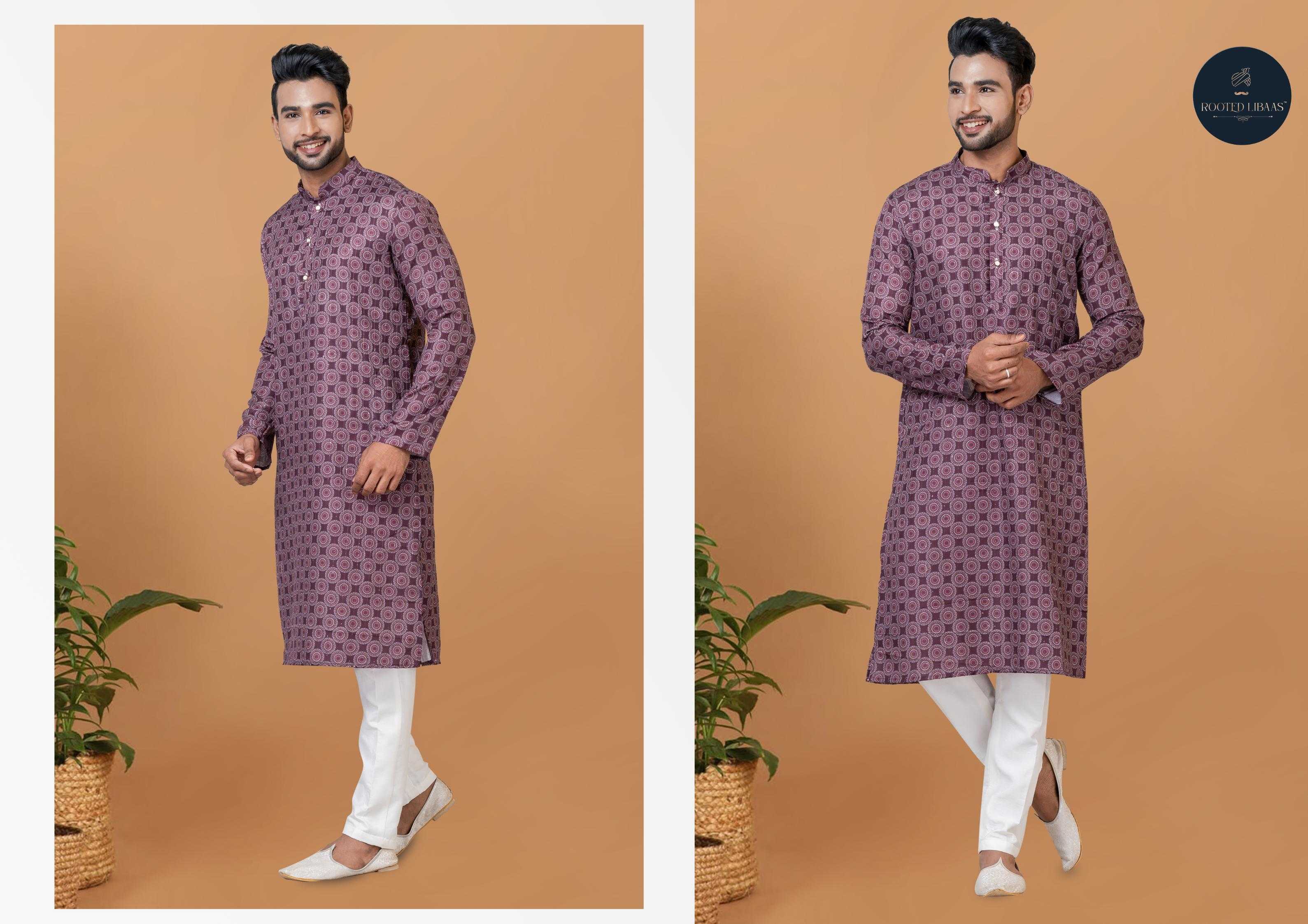 Ynf Banarasi Cotton RIN223 3187B Mens Wear Wholesale Mens Kurtas Mens Kurta Pyjama Men Wedding kurta Manufacturer