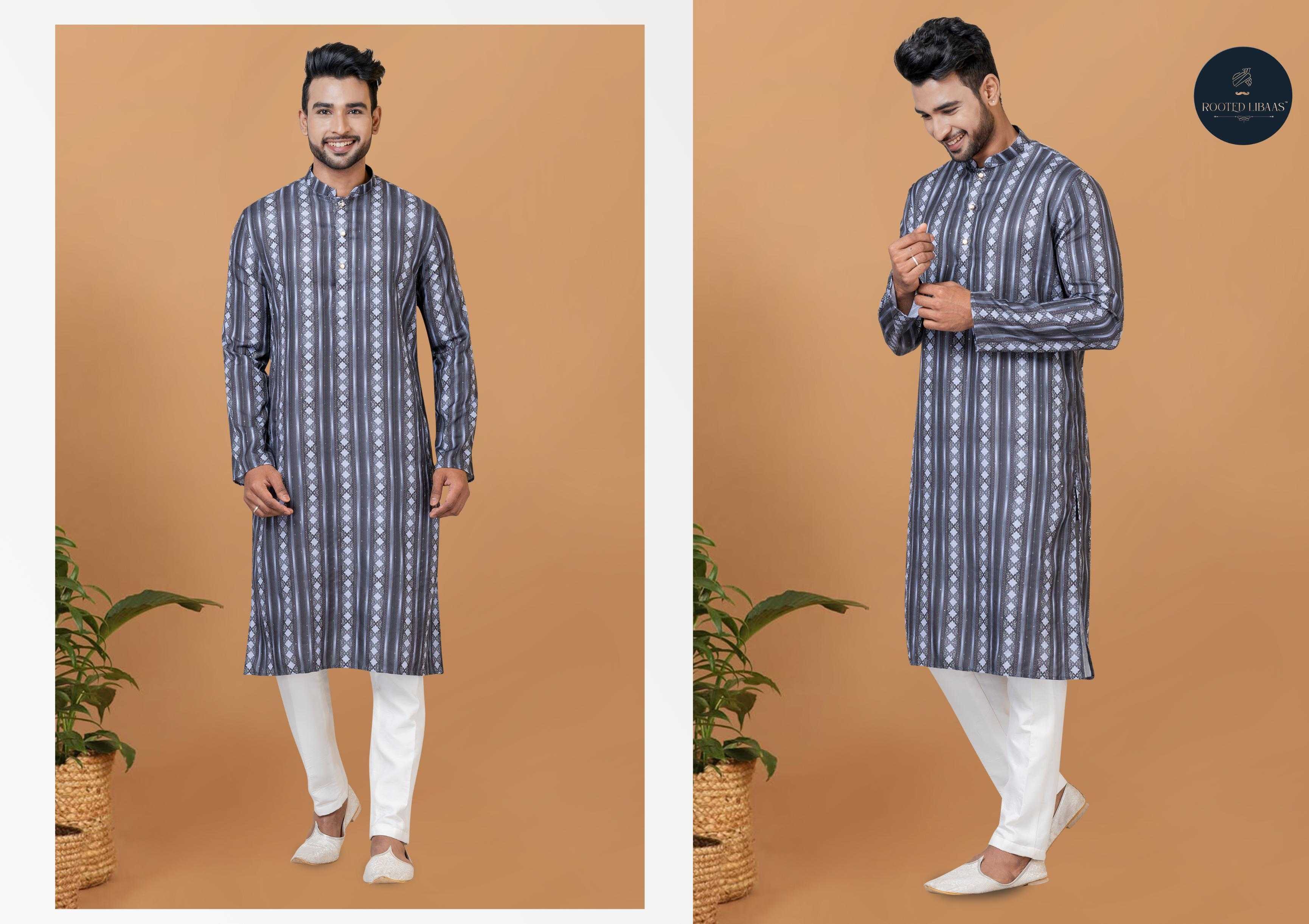 Ynf Banarasi Cotton RIN223 3193C Mens Wear Wholesale Mens Kurtas Mens Kurta Pyjama Men Wedding kurta Manufacturer