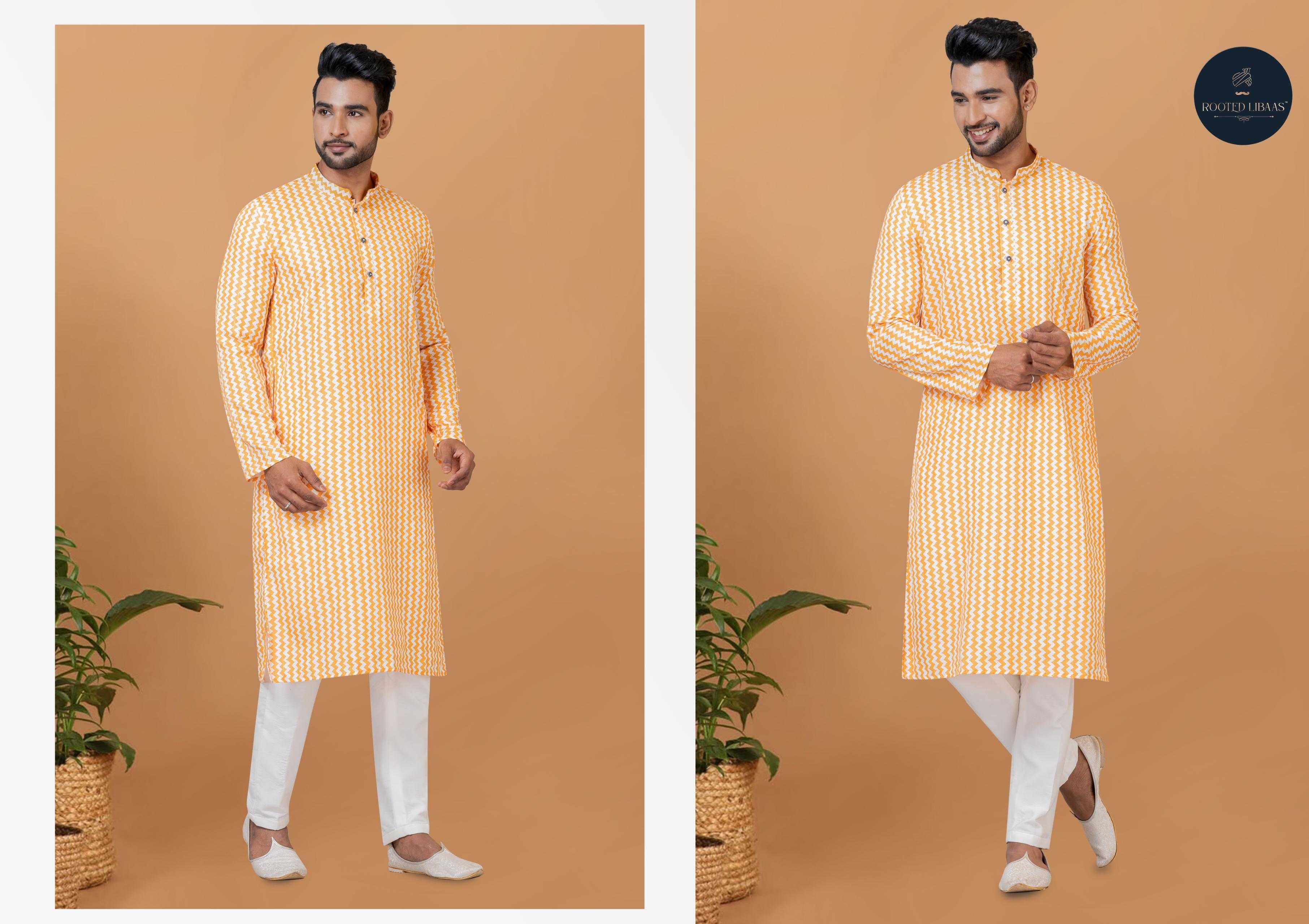 Ynf Banarasi Cotton RIN223 3209C Mens Wear Wholesale Mens Kurtas Mens Kurta Pyjama Men Wedding kurta Manufacturer