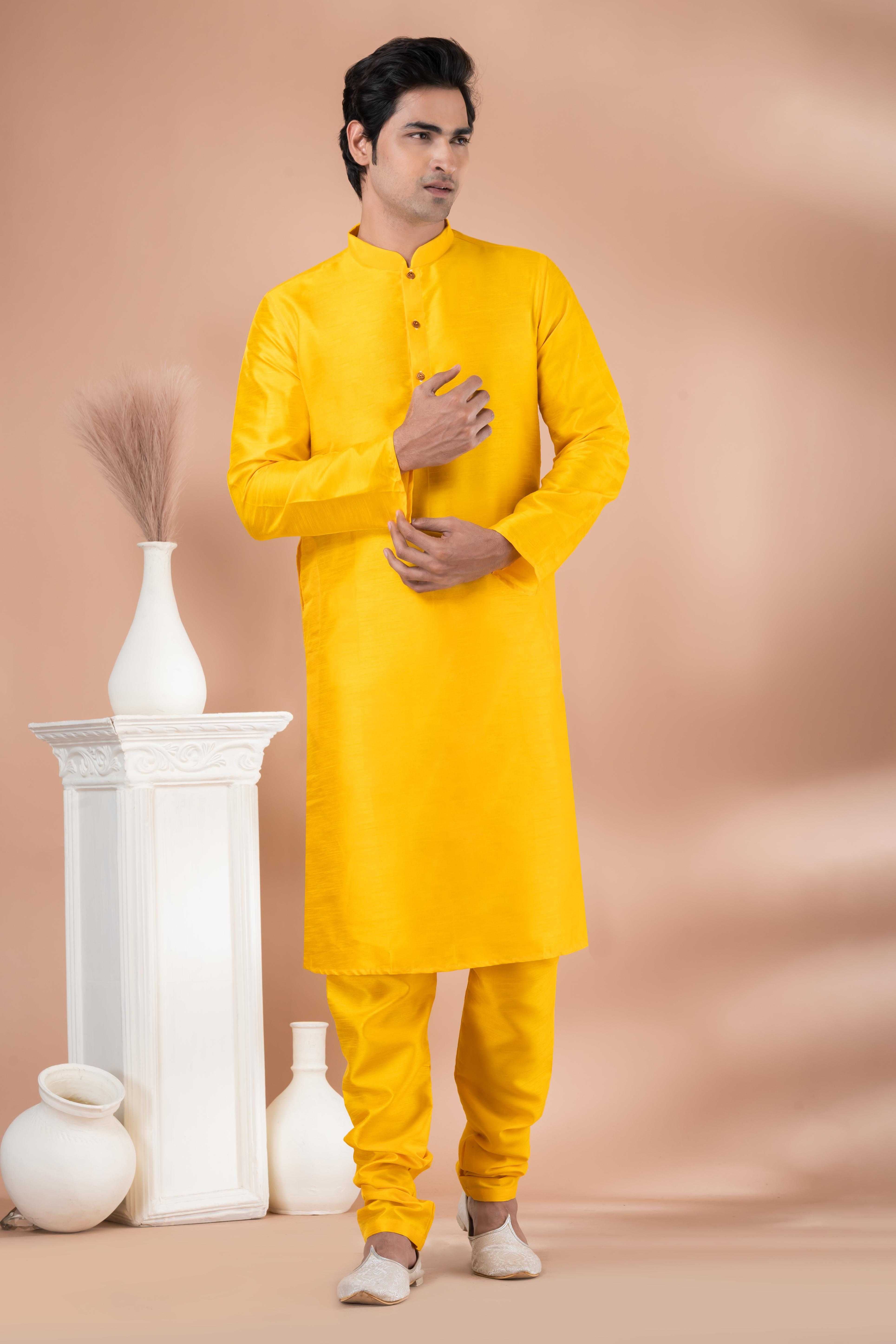 Ynf Banarasi Cotton RIN223 3356B Mens Wear Wholesale Mens Kurtas Mens Kurta Pyjama Men Wedding kurta Manufacturer