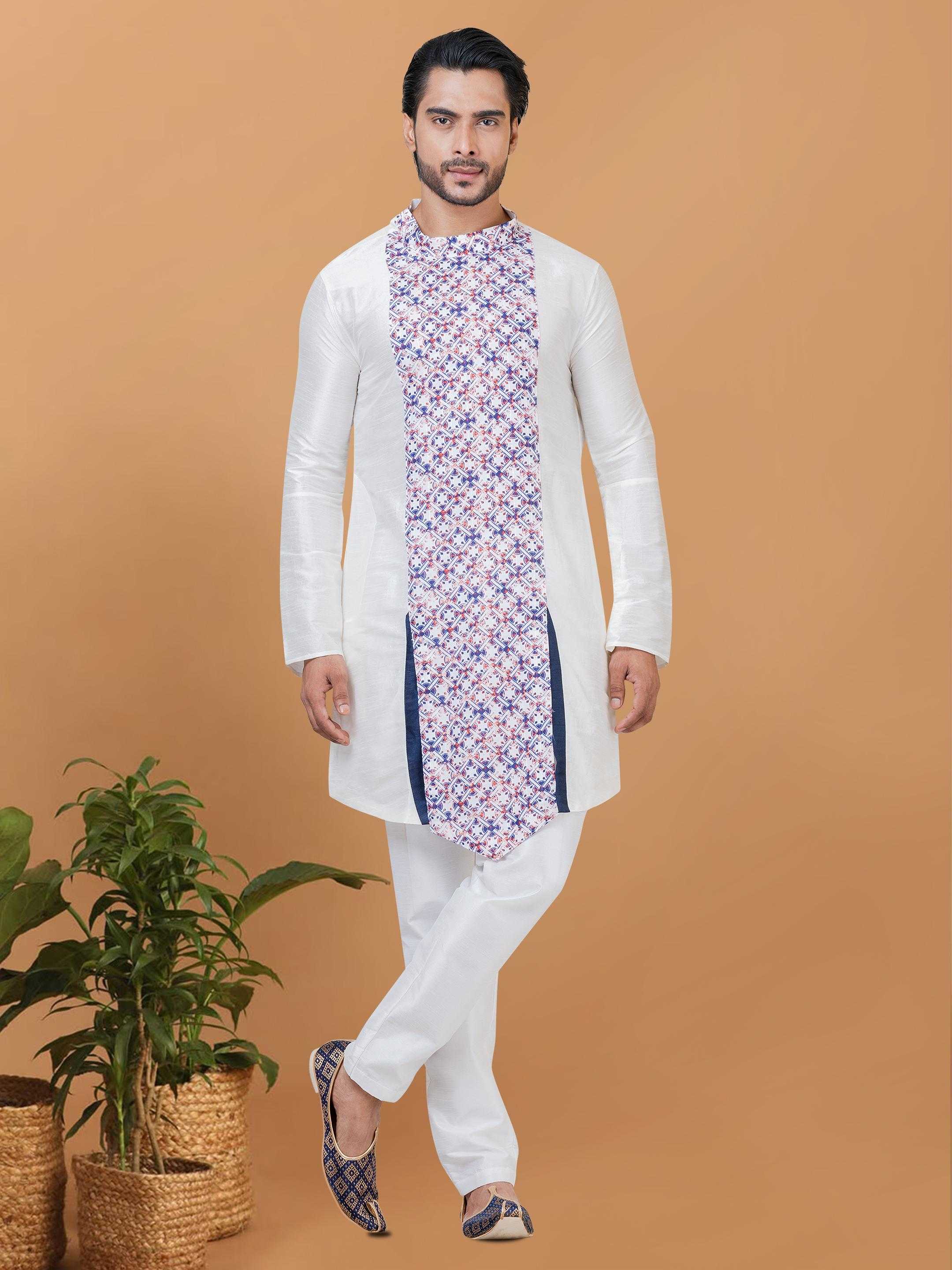 Ynf Banarasi Jacquard RIN223 3218B Mens Wear Festive Collections Wholesale Mens Kurtas Mens Kurta Pyjama Onam Collections Manufacturer