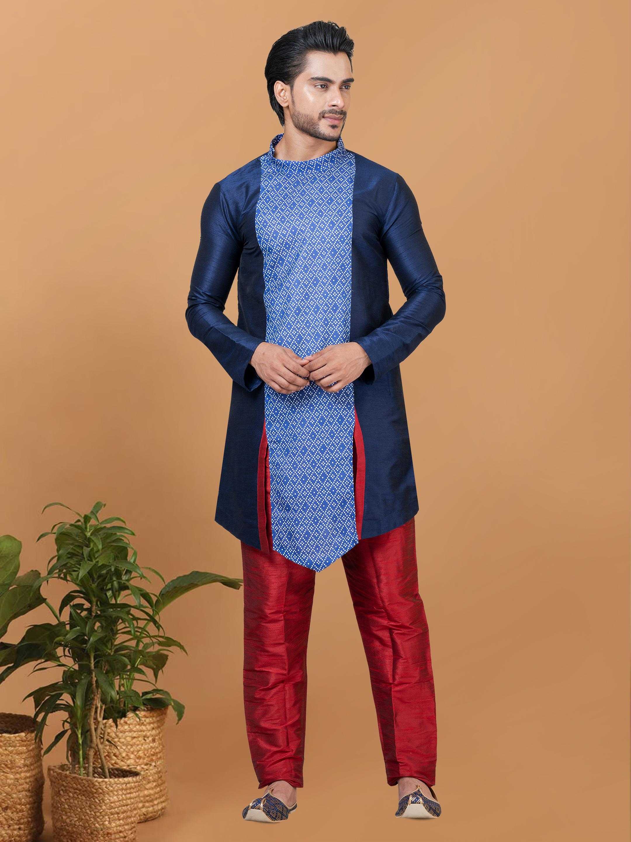 Ynf Banarasi Jacquard RIN223 3222C Mens Wear Wholesale Mens Kurtas Mens Kurta Pyjama Men Wedding kurta Manufacturer