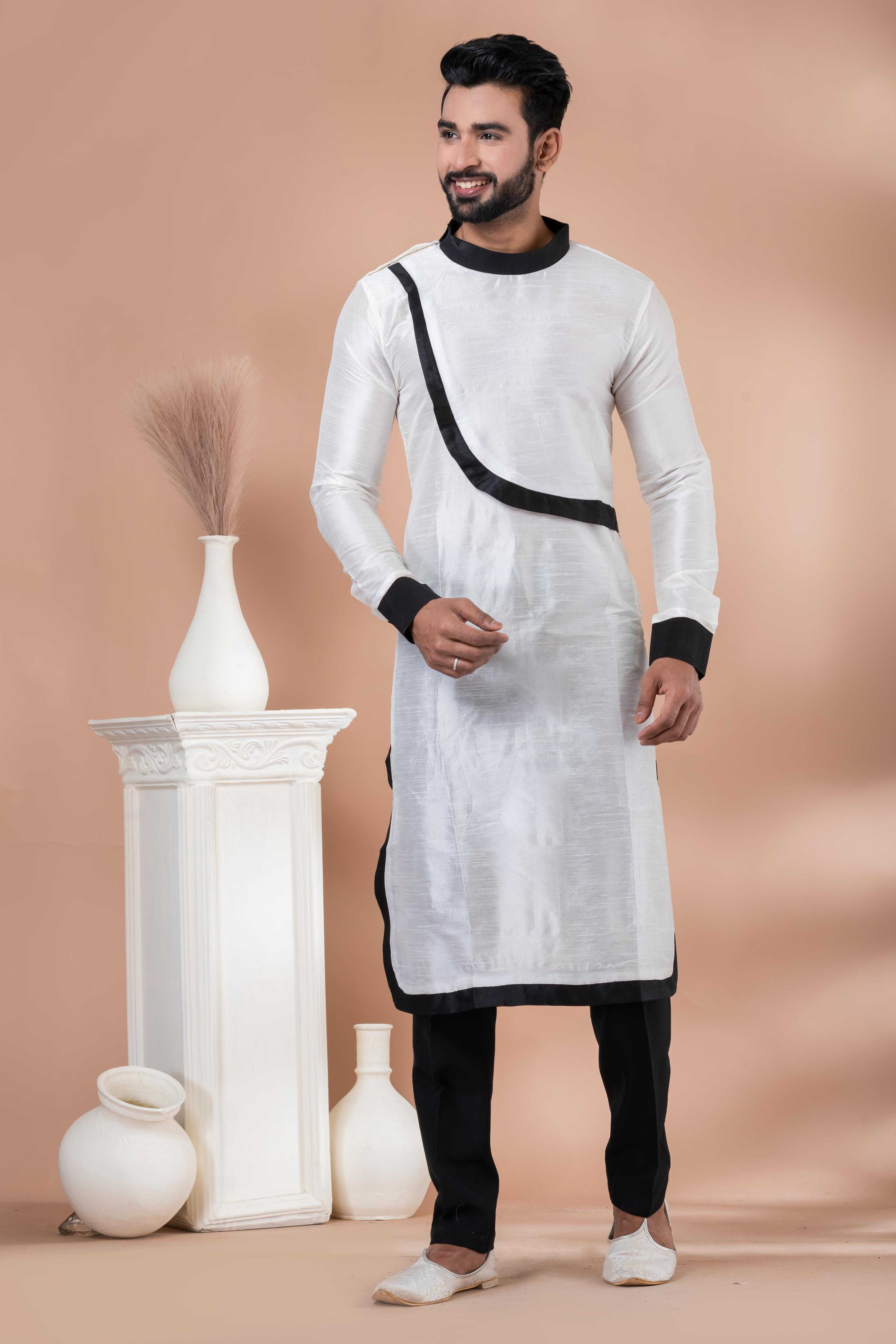 Ynf Banarasi Jacquard RIN223 3417A Mens Wear Festive Collections Wholesale Mens Kurtas Mens Kurta Pyjama Onam Collections Manufacturer