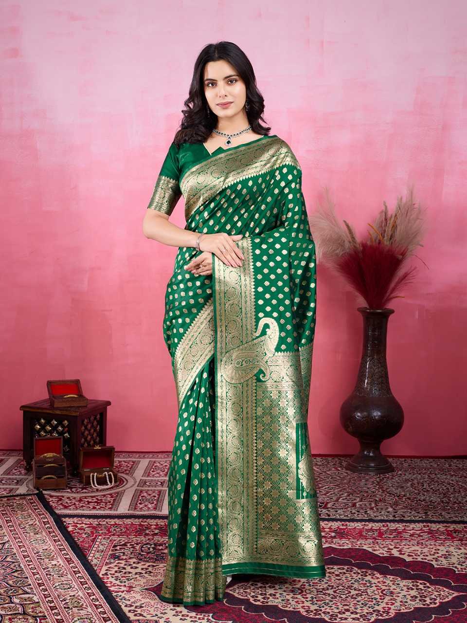 Ynf Banarasi Soft Silk RIN113 TILAK Silk Sarees Wedding Collections Festive Collections Wholesale Banarasi Silk Sarees Soft Silk Sarees Designer Silk Sarees Manufacturer