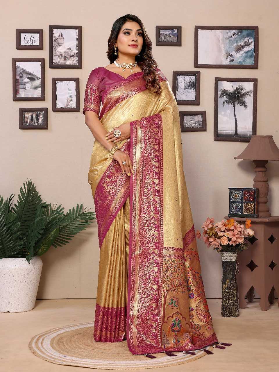 Ynf Banarasi Soft Silk RIN144 Vantara Silk Sarees Wedding Collections Festive Collections Wholesale Banarasi Silk Sarees Designer Silk Sarees Silk Sarees For Weddings Manufacturer