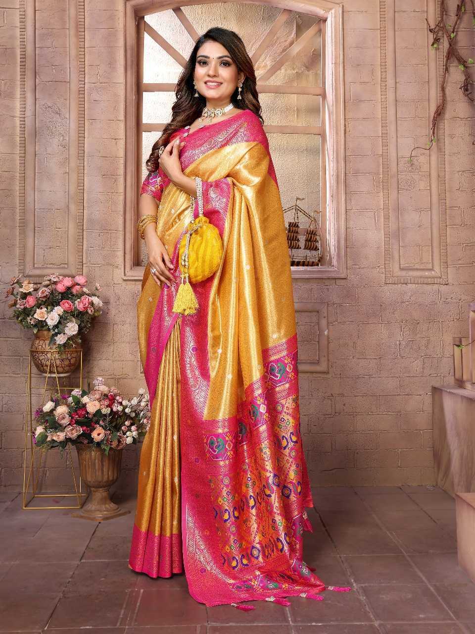 Ynf Banarasi Soft Silk RIN144 Vimla Silk Sarees Wedding Collections Festive Collections Wholesale Banarasi Silk Sarees Paithani Sarees Designer Silk Sarees Manufacturer