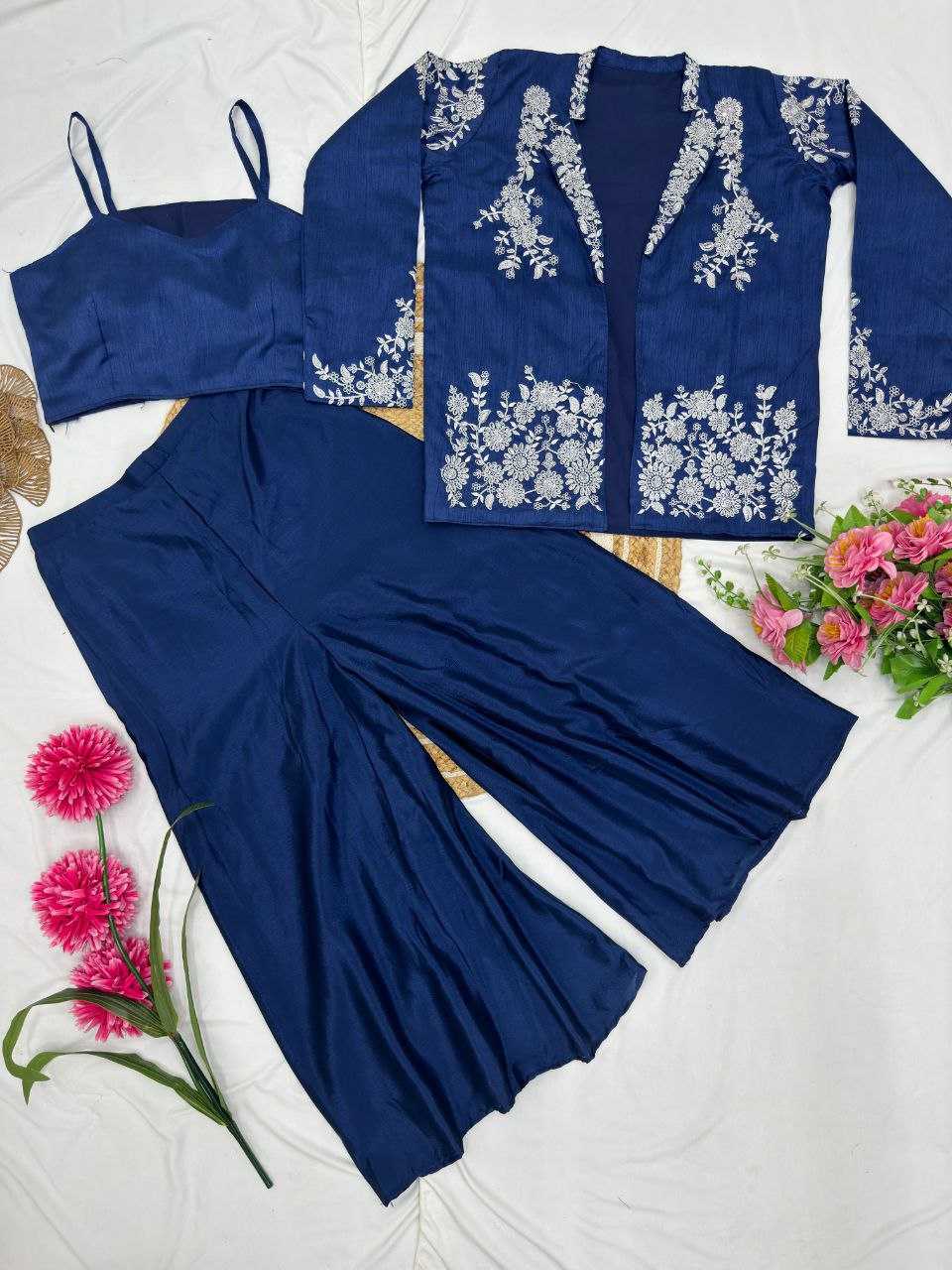 Ynf Banglori Silk KESH516 9274 Suits & Dresses Wholesale Indo Western Dresses Embroidery Suits Palazzo Suit Party wear suits Manufacturer
