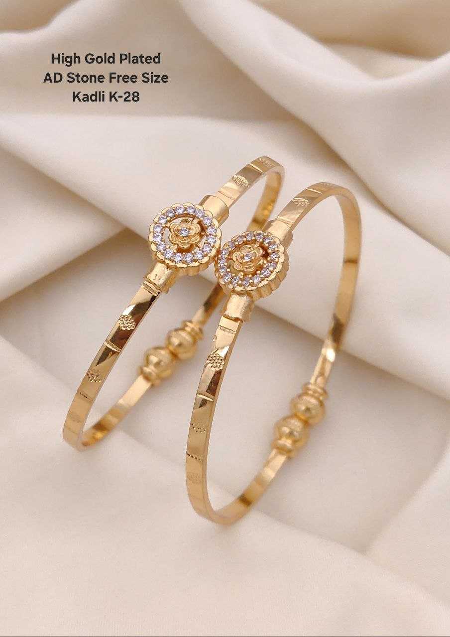 Ynf Brass KESH193 Womens Jewellery Wholesale AD Diamond Bangles Brass Gold Bangles Designer Bangles Manufacturer